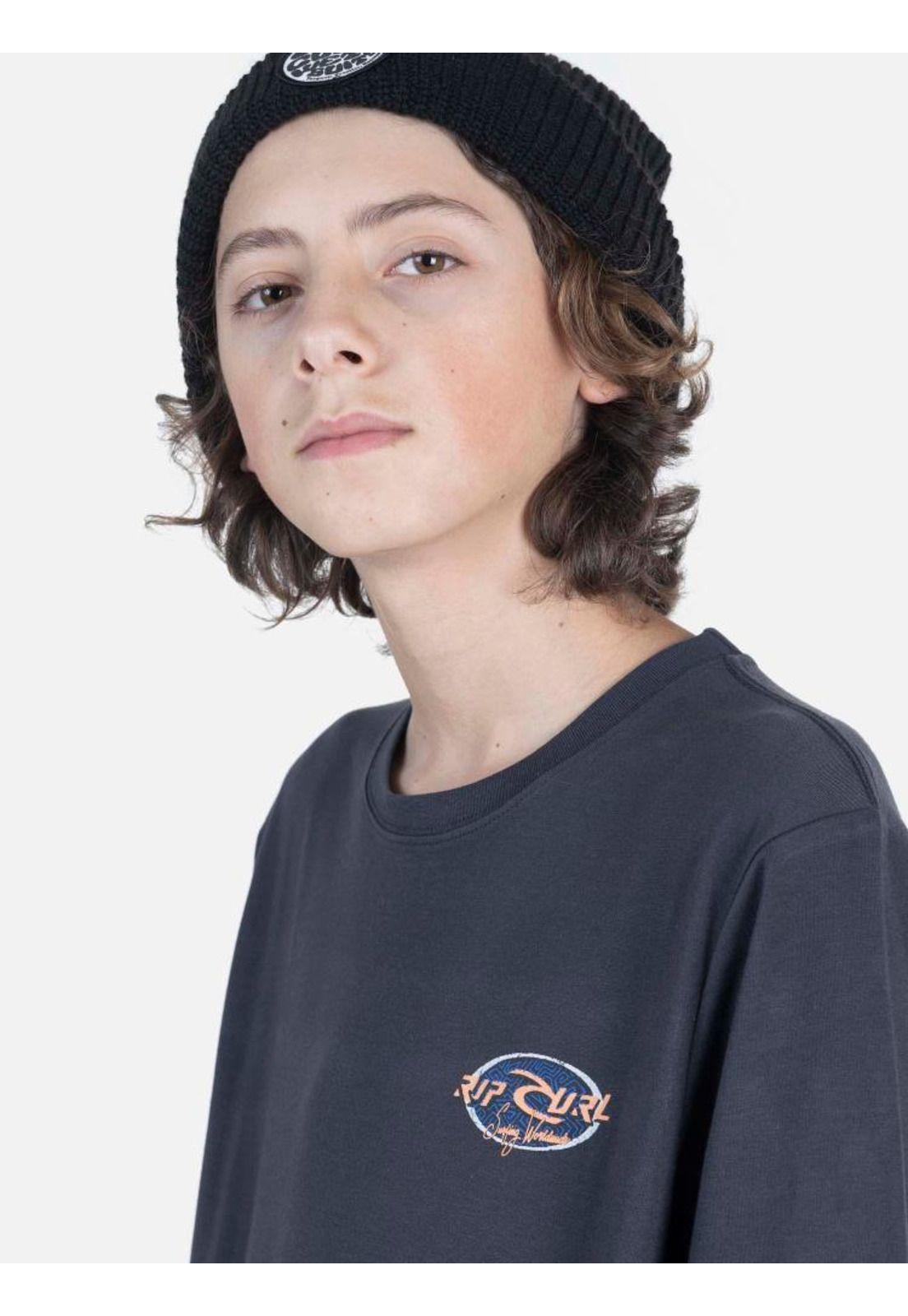 Polera Juvenil 6P441-MI22 Gris Oscuro Rip Curl-2