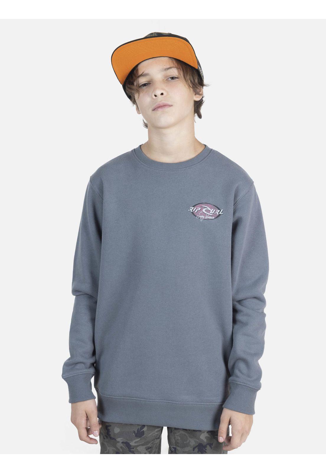 Poleron 6O475-MI22 Gris Juvenil Rip Curl-0