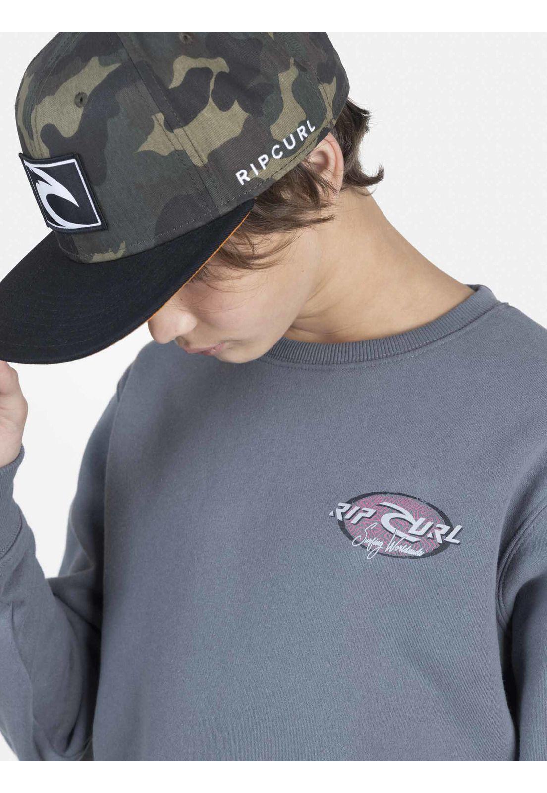 Poleron 6O475-MI22 Gris Juvenil Rip Curl-4