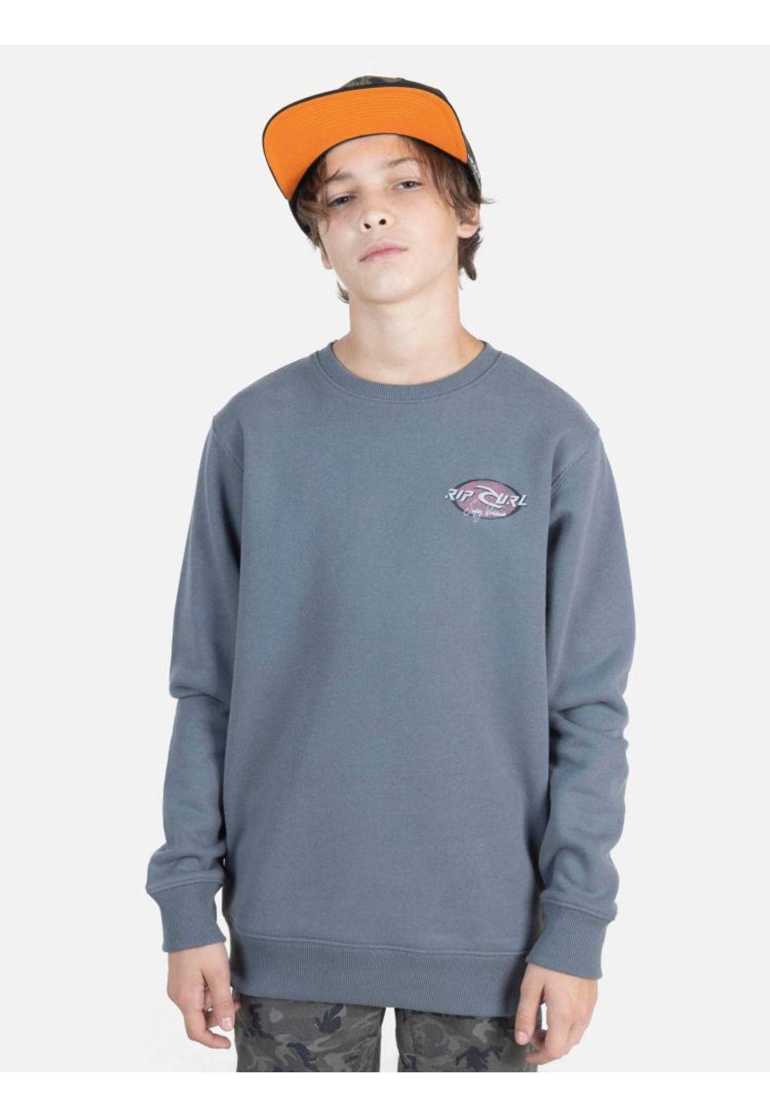 Poleron 6O475-MI22 Gris Juvenil Rip Curl-0