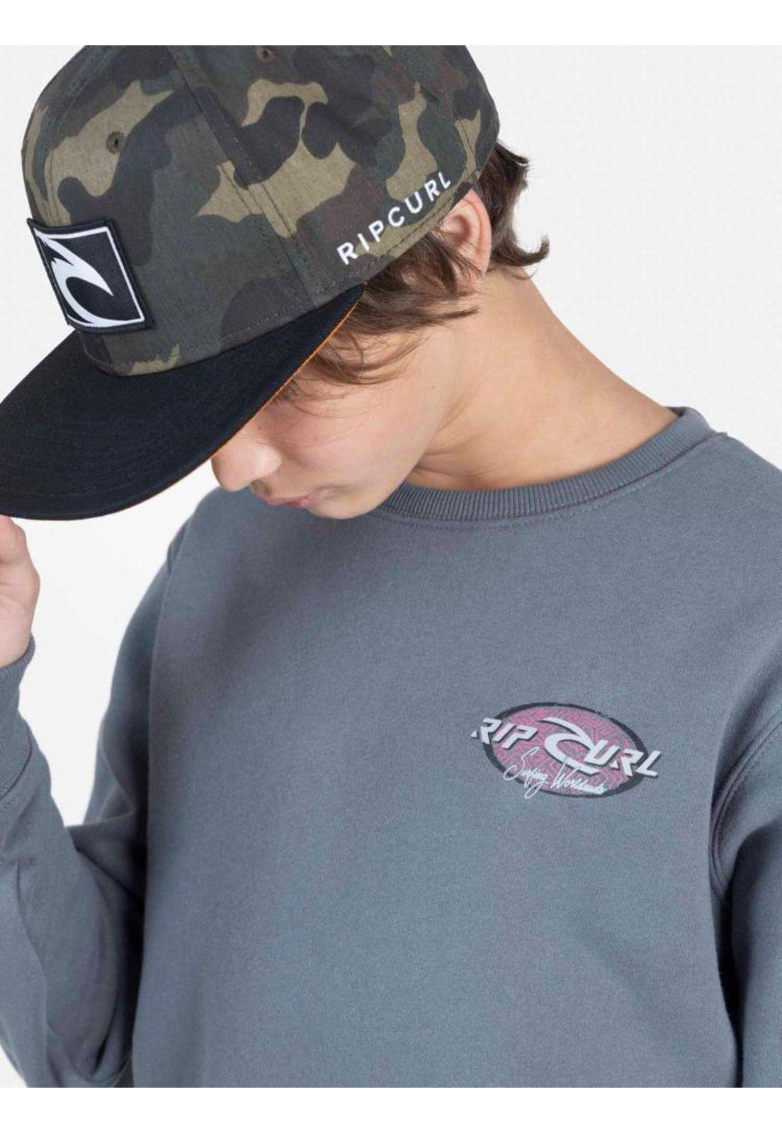 Poleron 6O475-MI22 Gris Juvenil Rip Curl-4