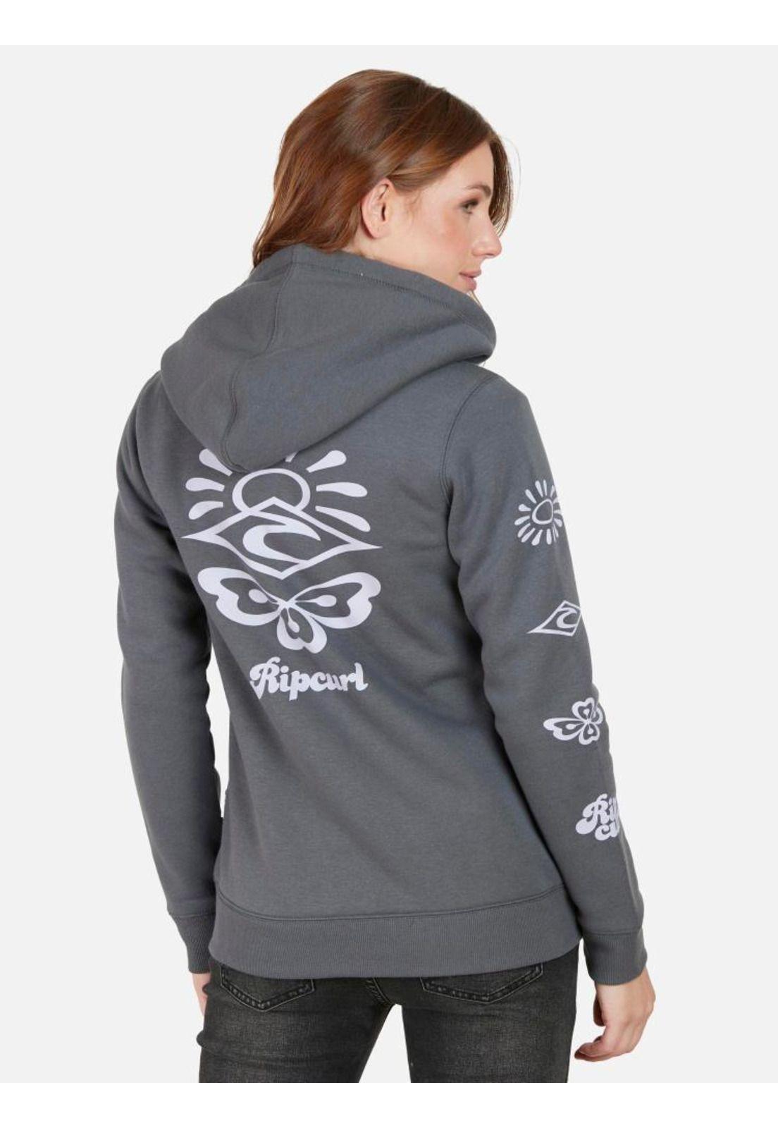 Poleron Mujer Retro Wave Gris Rip Curl-1
