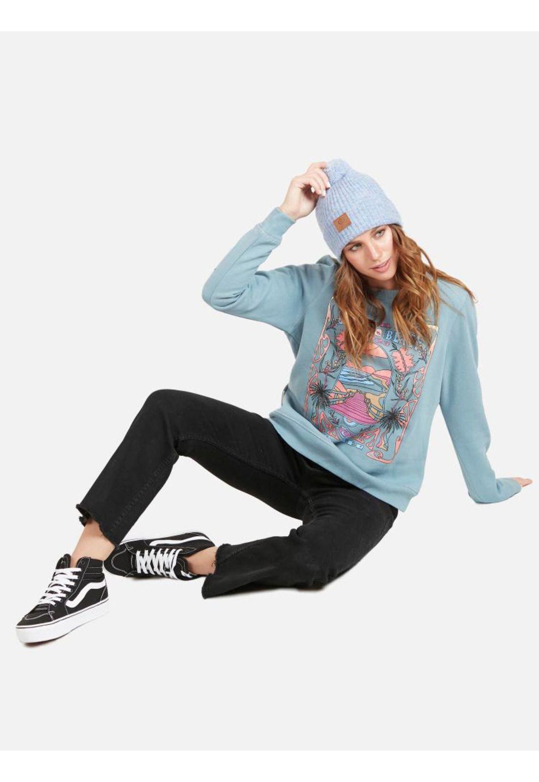 Poleron BELLS BEACH CR Mujer Denim Rip Curl-3
