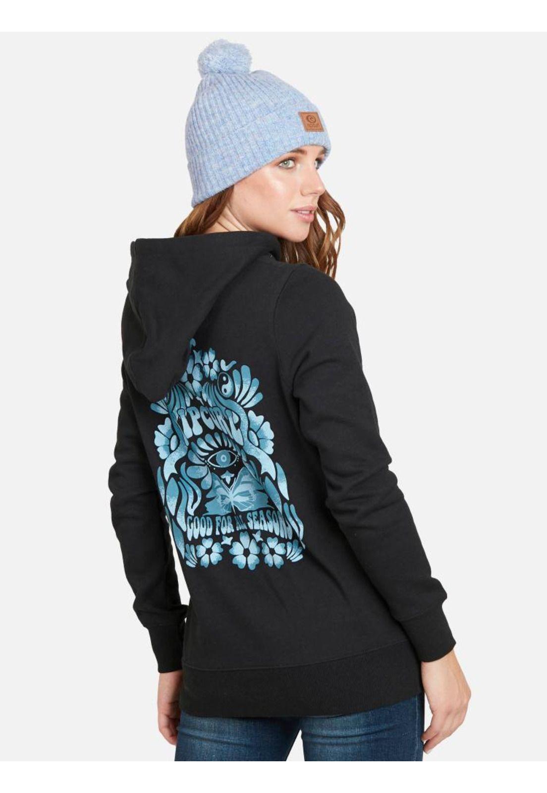 Poleron BLUE EYE Mujer Negro Rip Curl-1