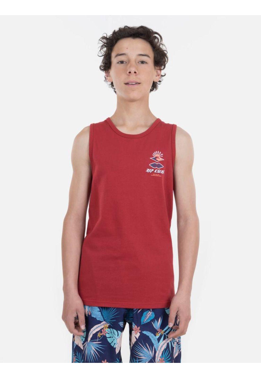 Polera Juvenil 6P308-MV22 Rojo Rip Curl-0