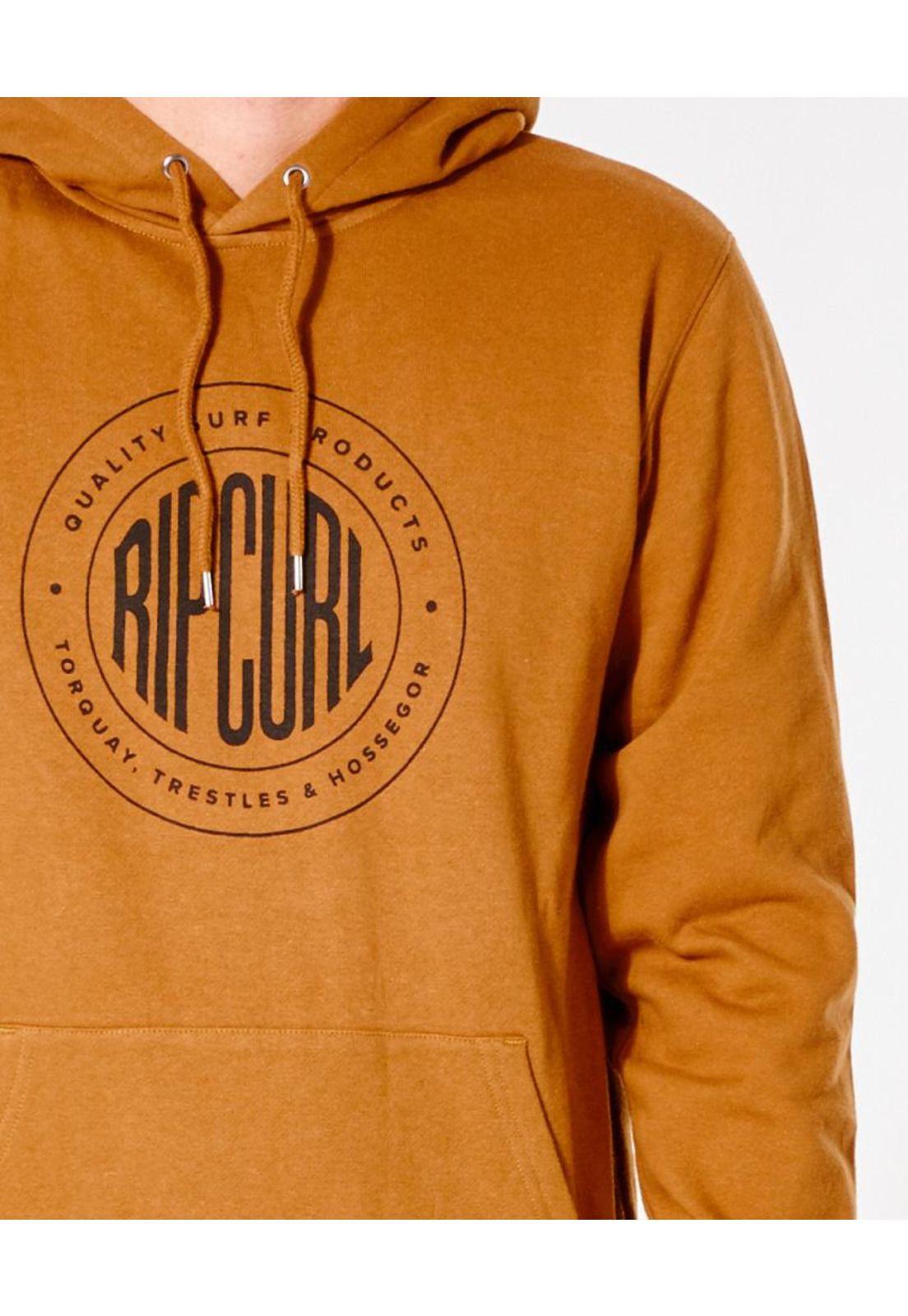 Poleron Hombre STAPLER HOOD Amarillo Rip Curl-2