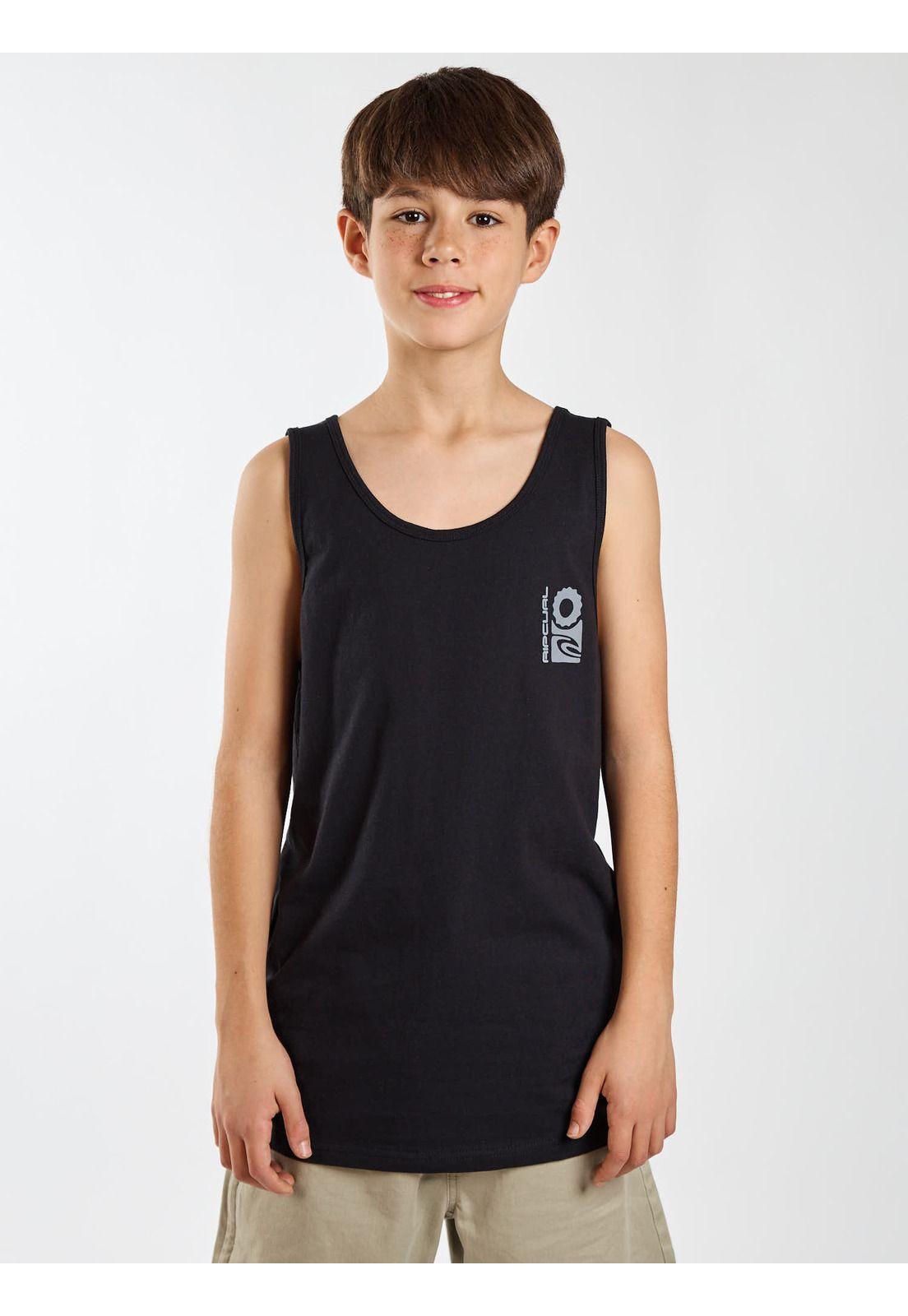 Polera SM Wild Negro Infantil Rip Curl-1