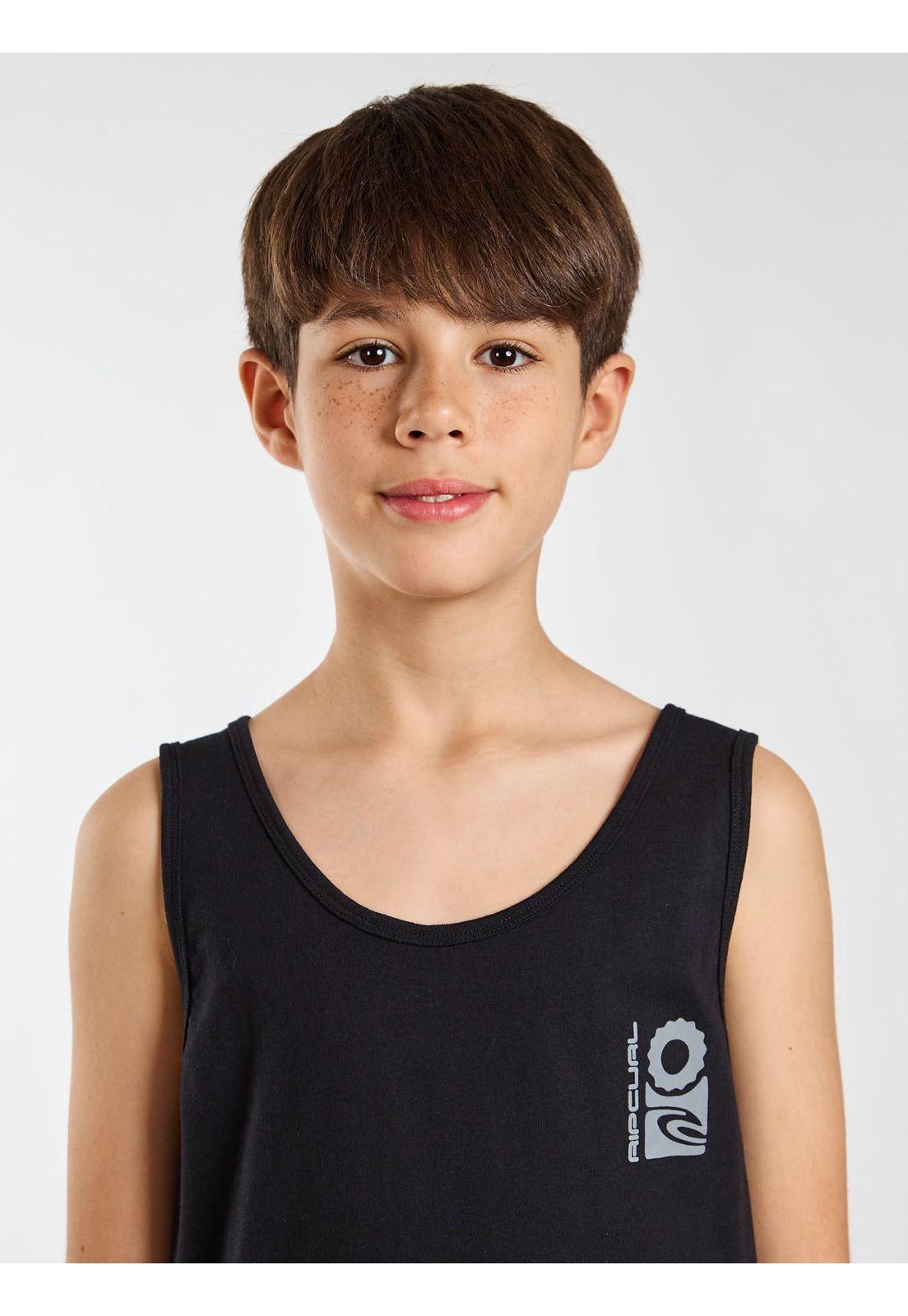 Polera SM Wild Negro Infantil Rip Curl-4