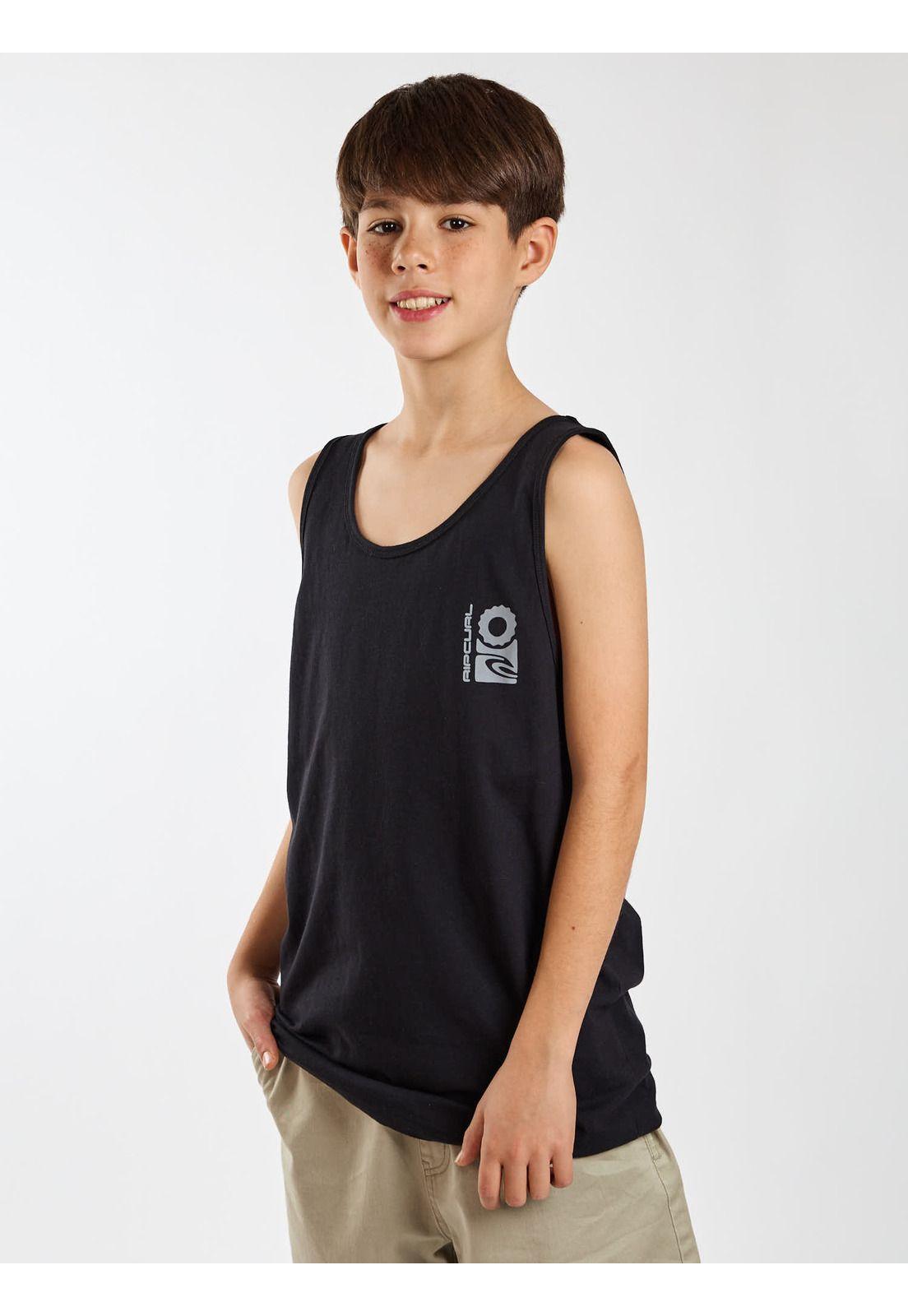 Polera SM Wild Negro Infantil Rip Curl-6