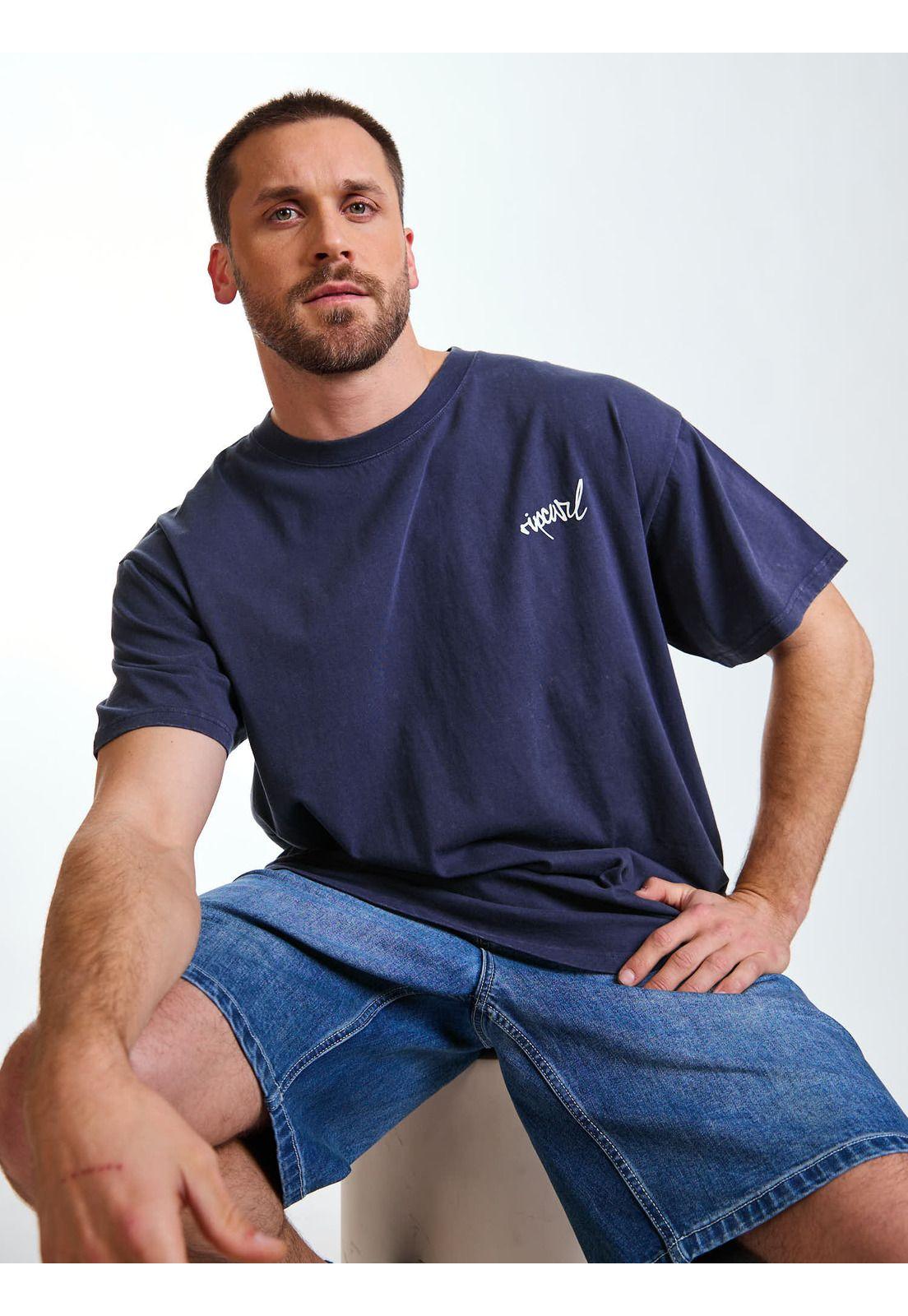 Polera MC Oversize Seaside Azul Hombre Rip Curl-0