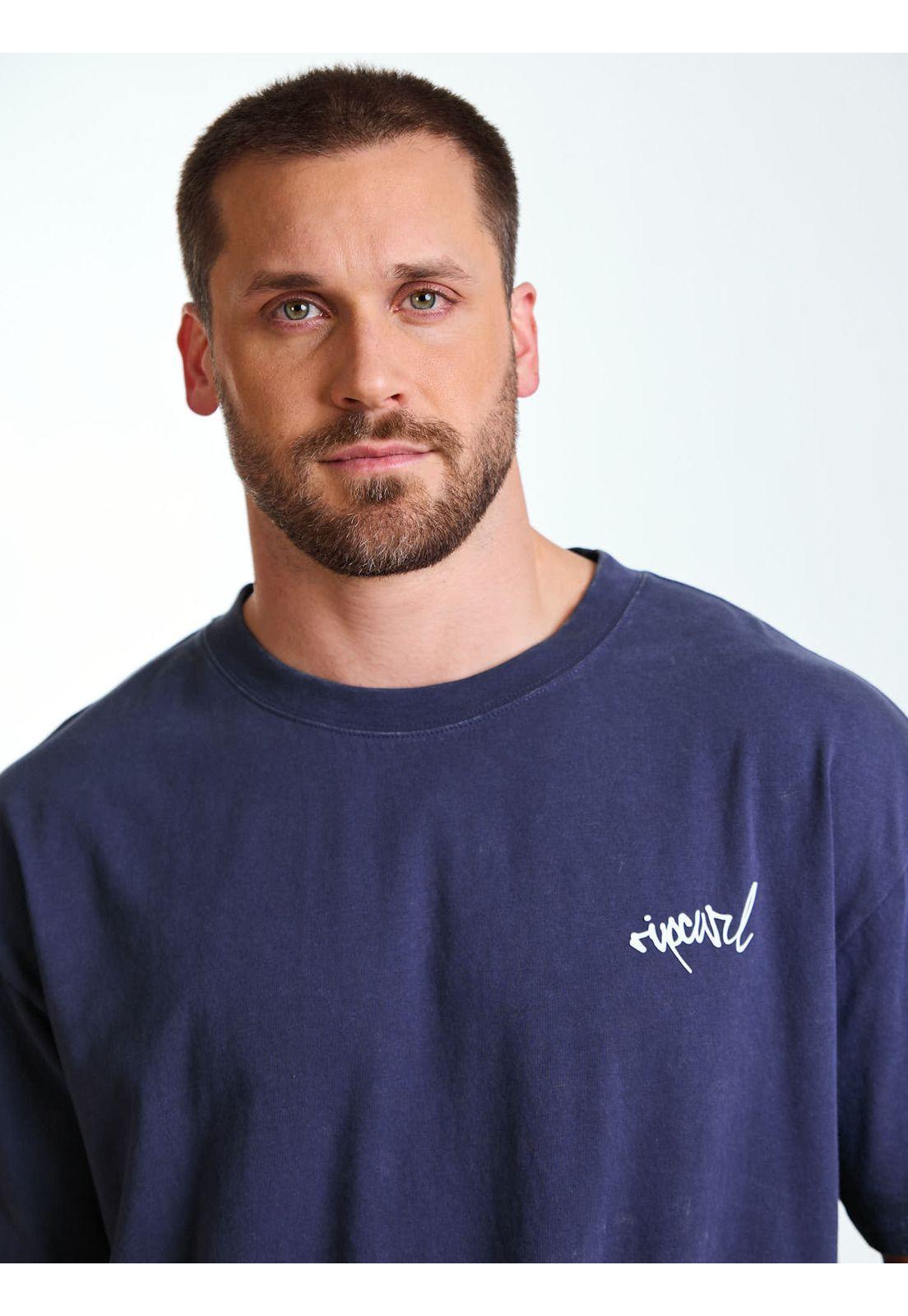Polera MC Oversize Seaside Azul Hombre Rip Curl-4