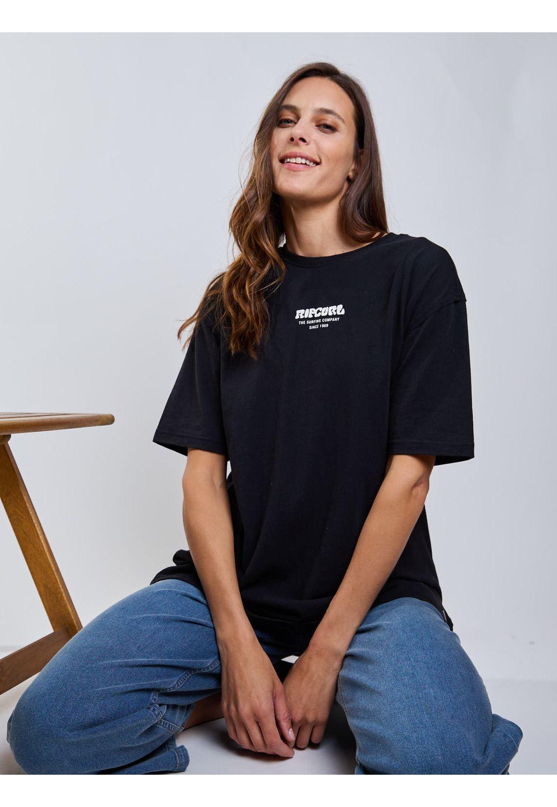 Polera MC Wave Negro Mujer Rip Curl-5