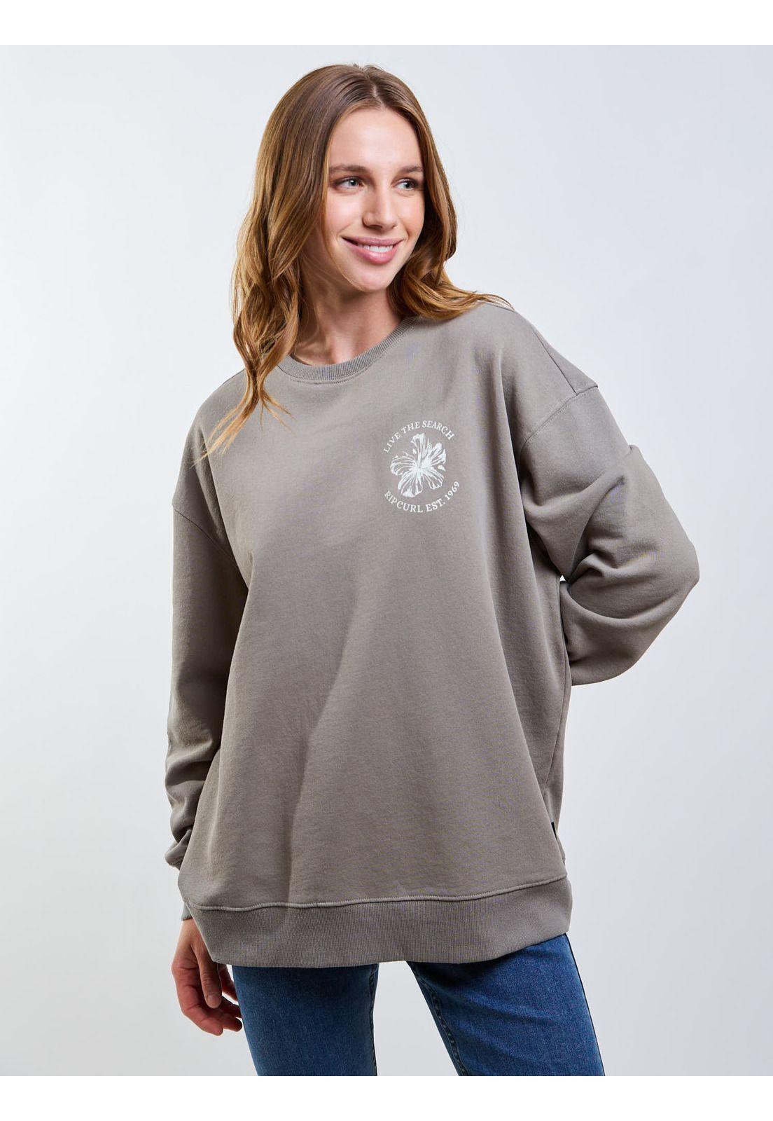 Poleron CR Pulse Verde Mujer Rip Curl-0