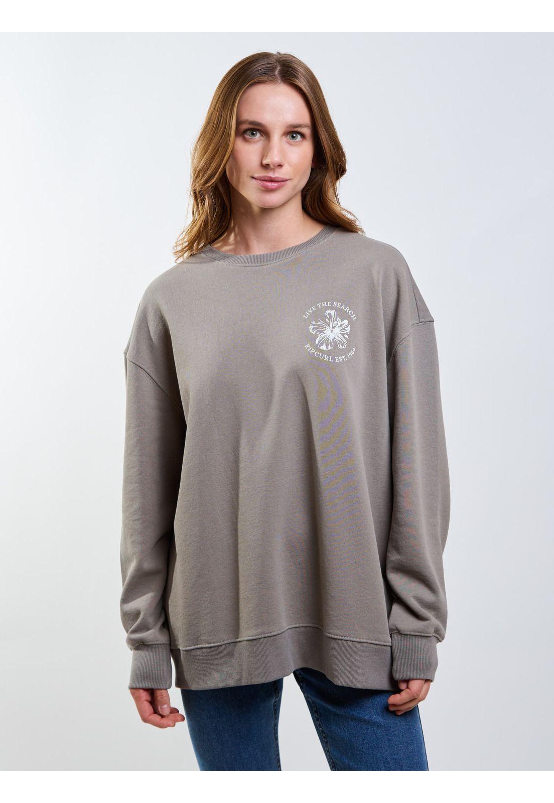 Poleron CR Pulse Verde Mujer Rip Curl-4