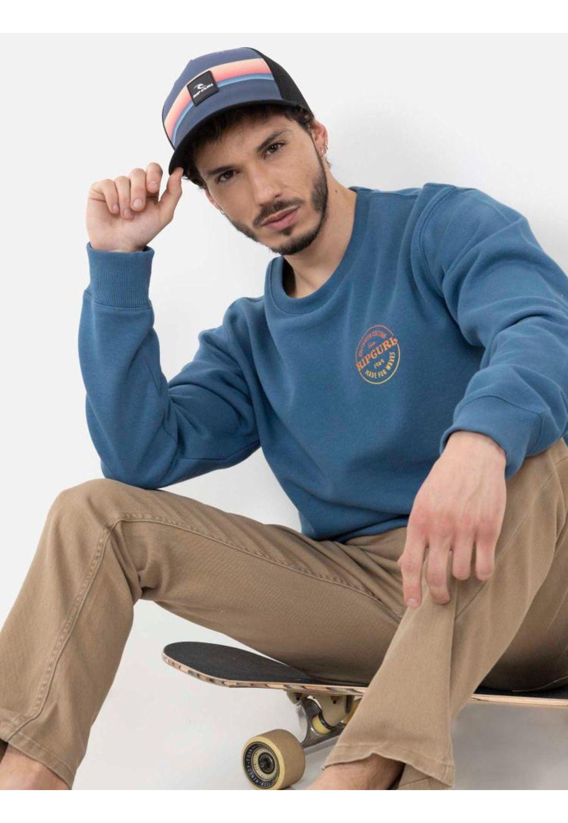 Poleron 6O474 Hombre Azul Rip Curl-4