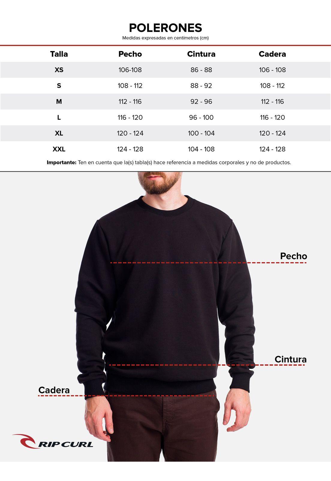 Poleron Chiporro Esfaitry Negro Hombre Rip Curl-4