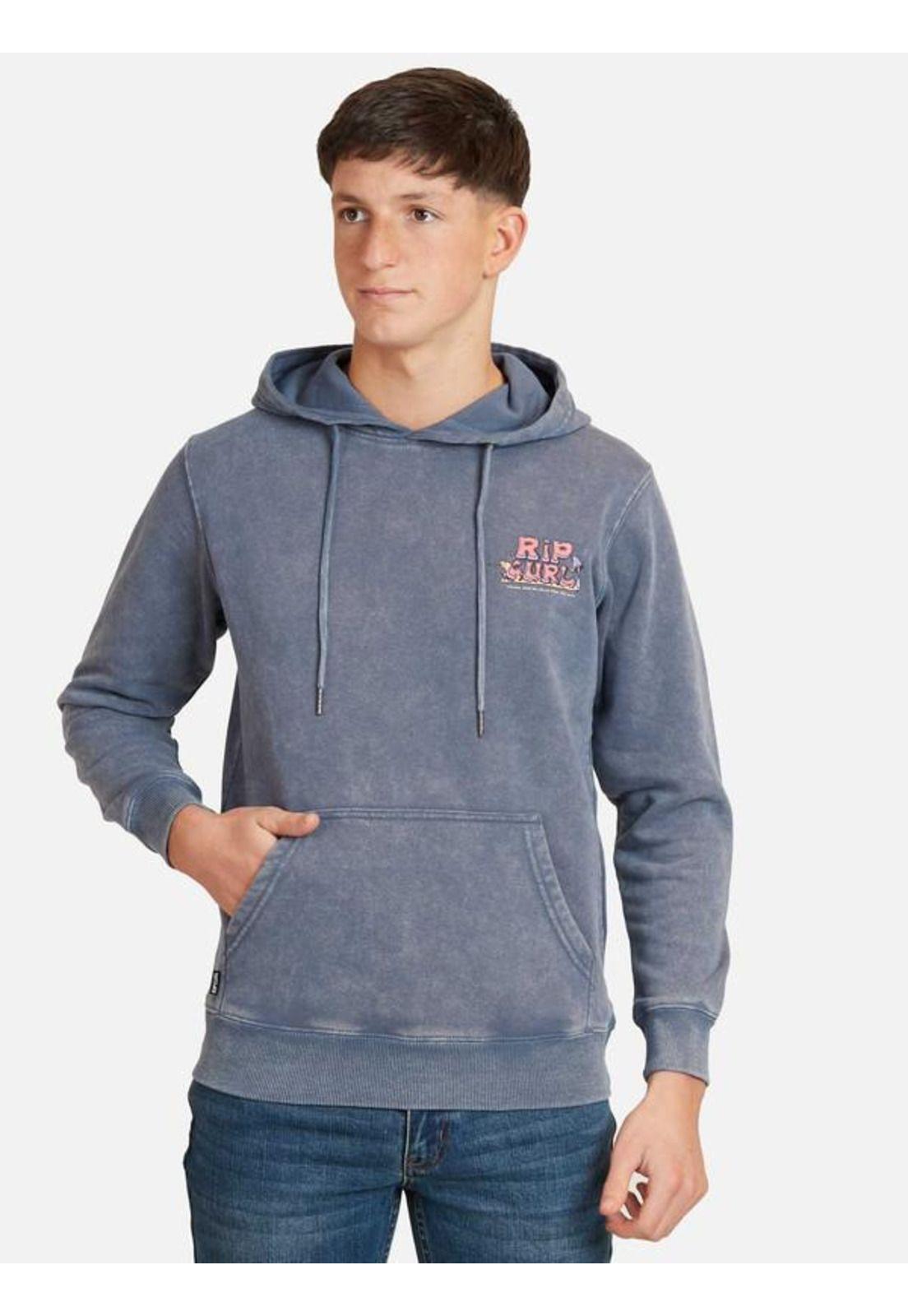 Poleron Process Hoodies  Azul Juvenil Hombre Ripcurl-0