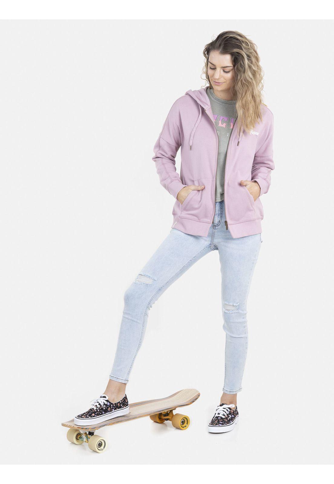 Poleron SURFING CLUB Mujer Rosado Rip Curl-4