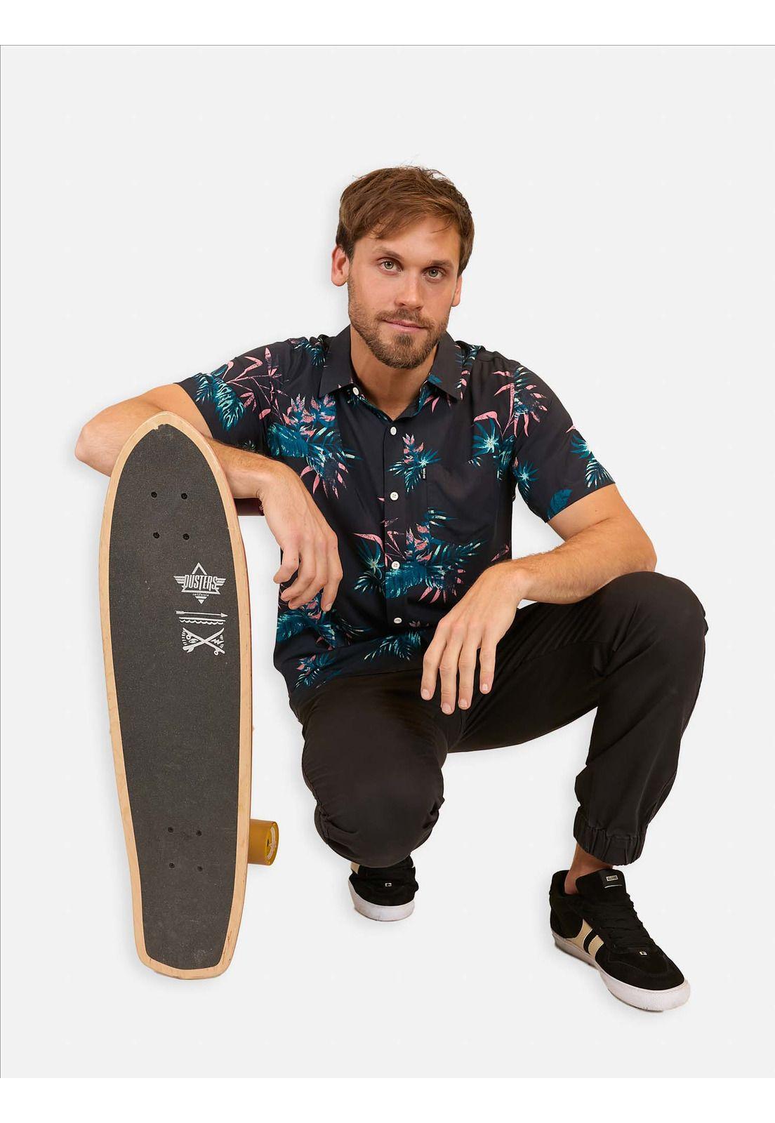 Camisa M/C Floras Ss Multicolor Hombre Rip Curl-2