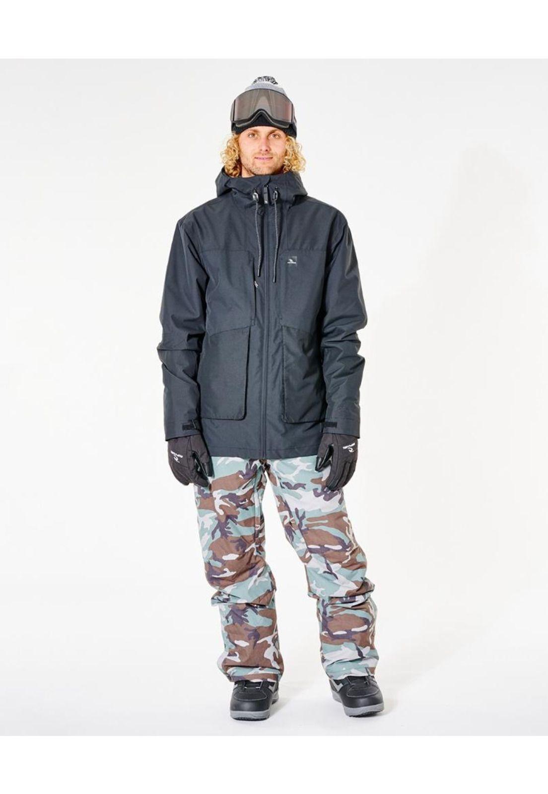Parka Snow POWELL SNOW JACKET Hombre Negro Rip Curl-3