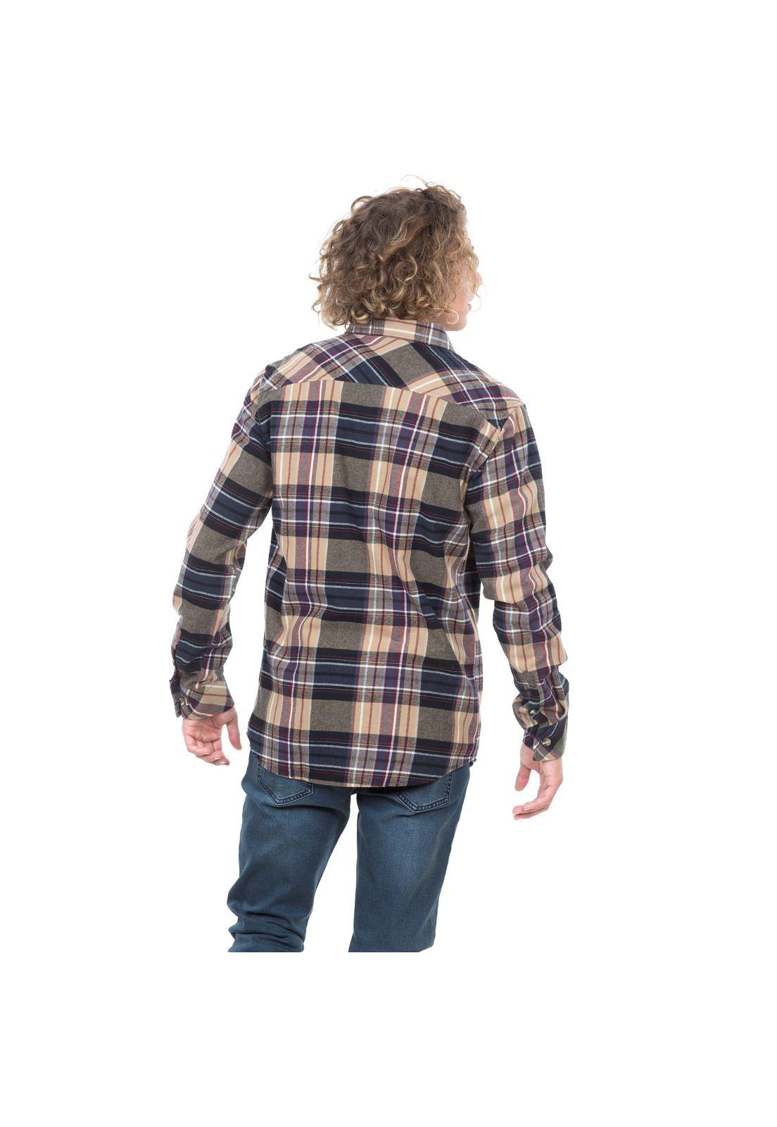 Camisa Hombre Mostaza 6C137-MI20 Rip Curl-1