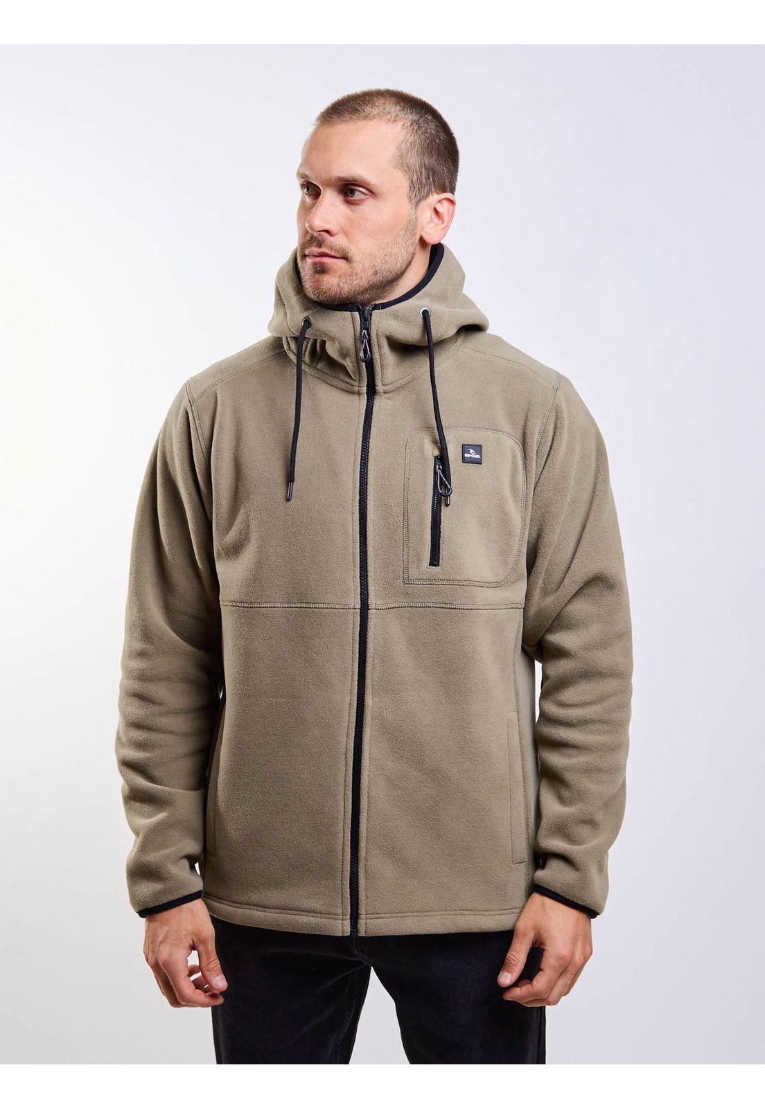 Poleron Polar Kinetic Verde Hombre Rip Curl-0