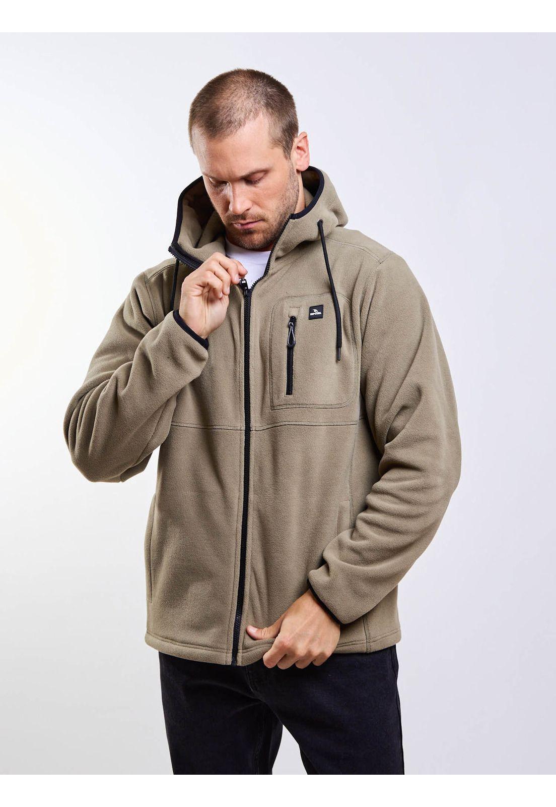 Poleron Polar Kinetic Verde Hombre Rip Curl-6