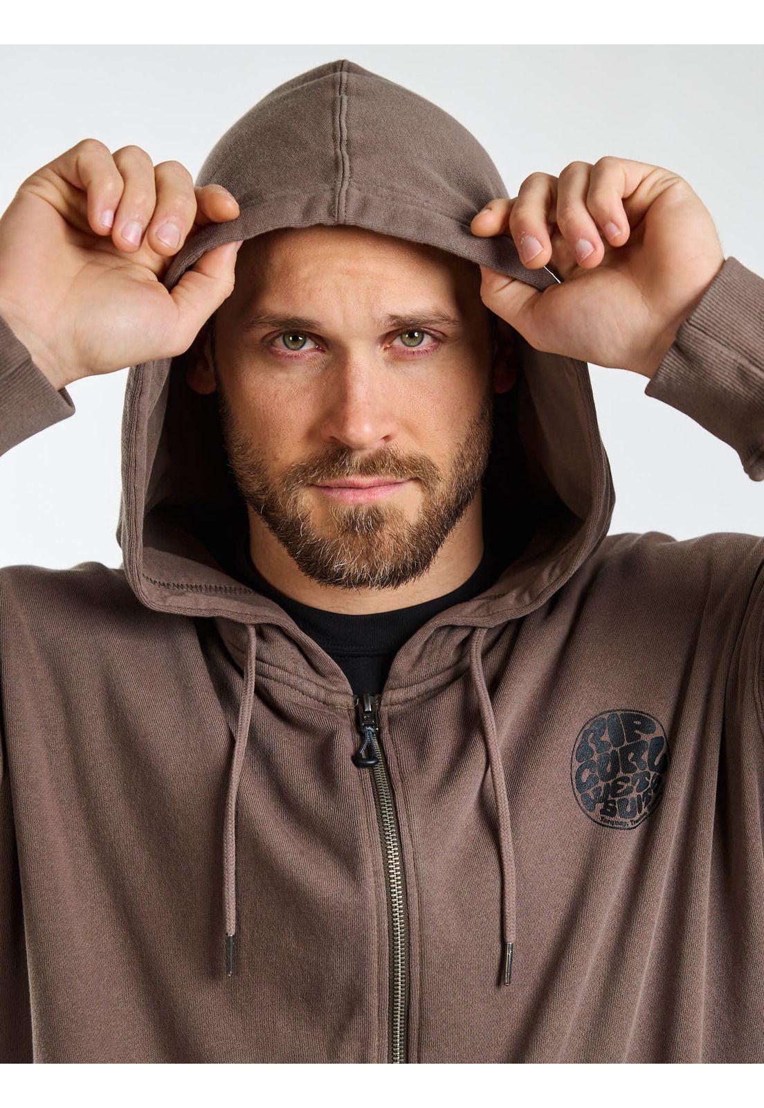 Poleron FZ Daybreak Café Hombre Rip Curl-5