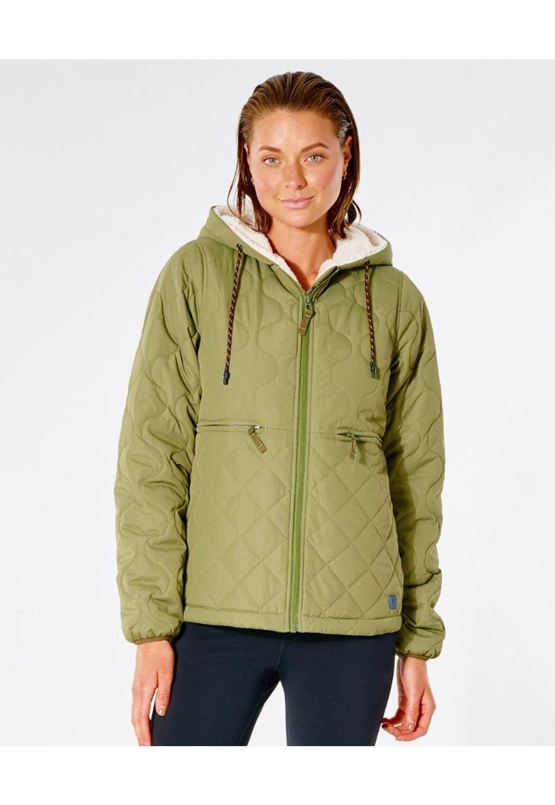 Jacket ANTI-SERIES ANOETA QUILTED Mujer Verde Rip Curl-0