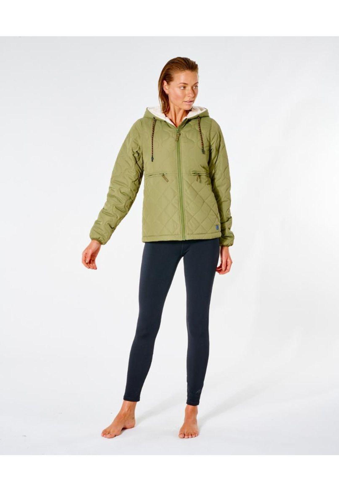Jacket ANTI-SERIES ANOETA QUILTED Mujer Verde Rip Curl-3