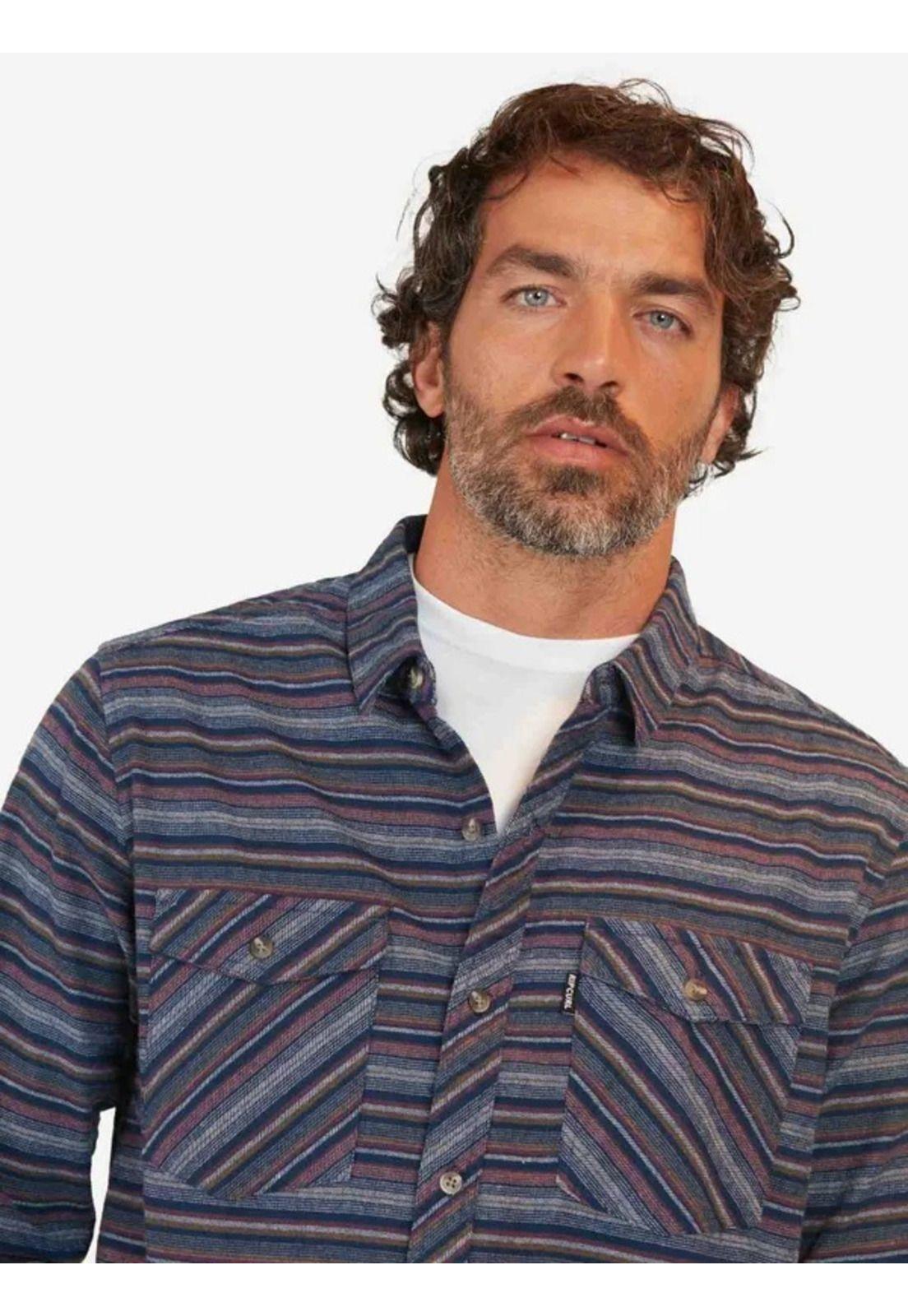 Camisa Camisa Ml Multicolor Hombre Rip Curl-2