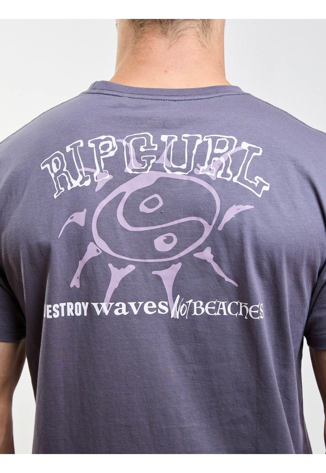 Polera MC Spirit Gris Hombre Rip Curl-3