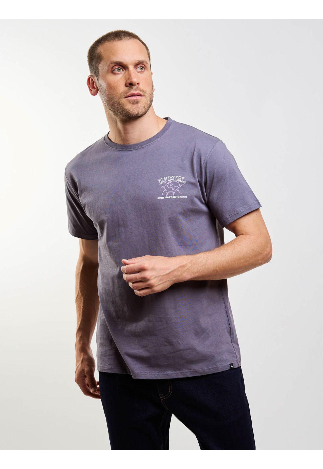 Polera MC Spirit Gris Hombre Rip Curl-4