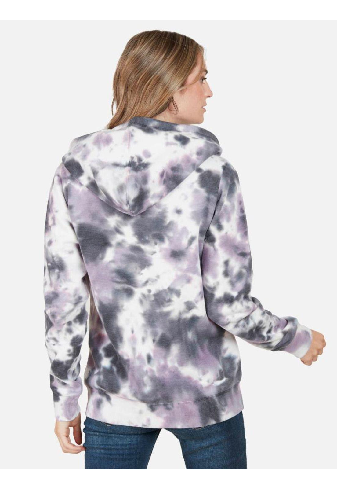 Poleron Wine Full Zipper Multicolor Mujer Rip Curl-1