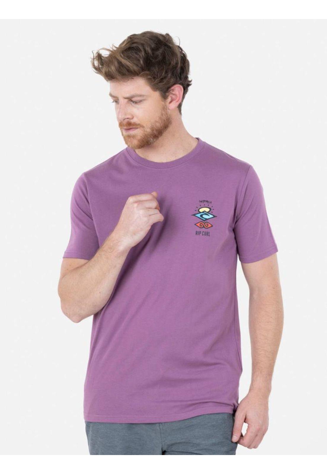 Polera CLASSIC SEARCH SS TEE Hombre Burdeo Rip Curl-0