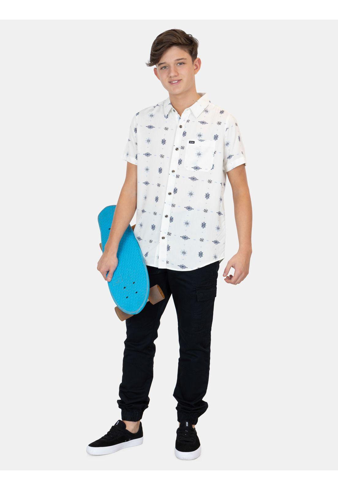 Camisa MC Shoremax Multicolor Infantil Rip Curl-3