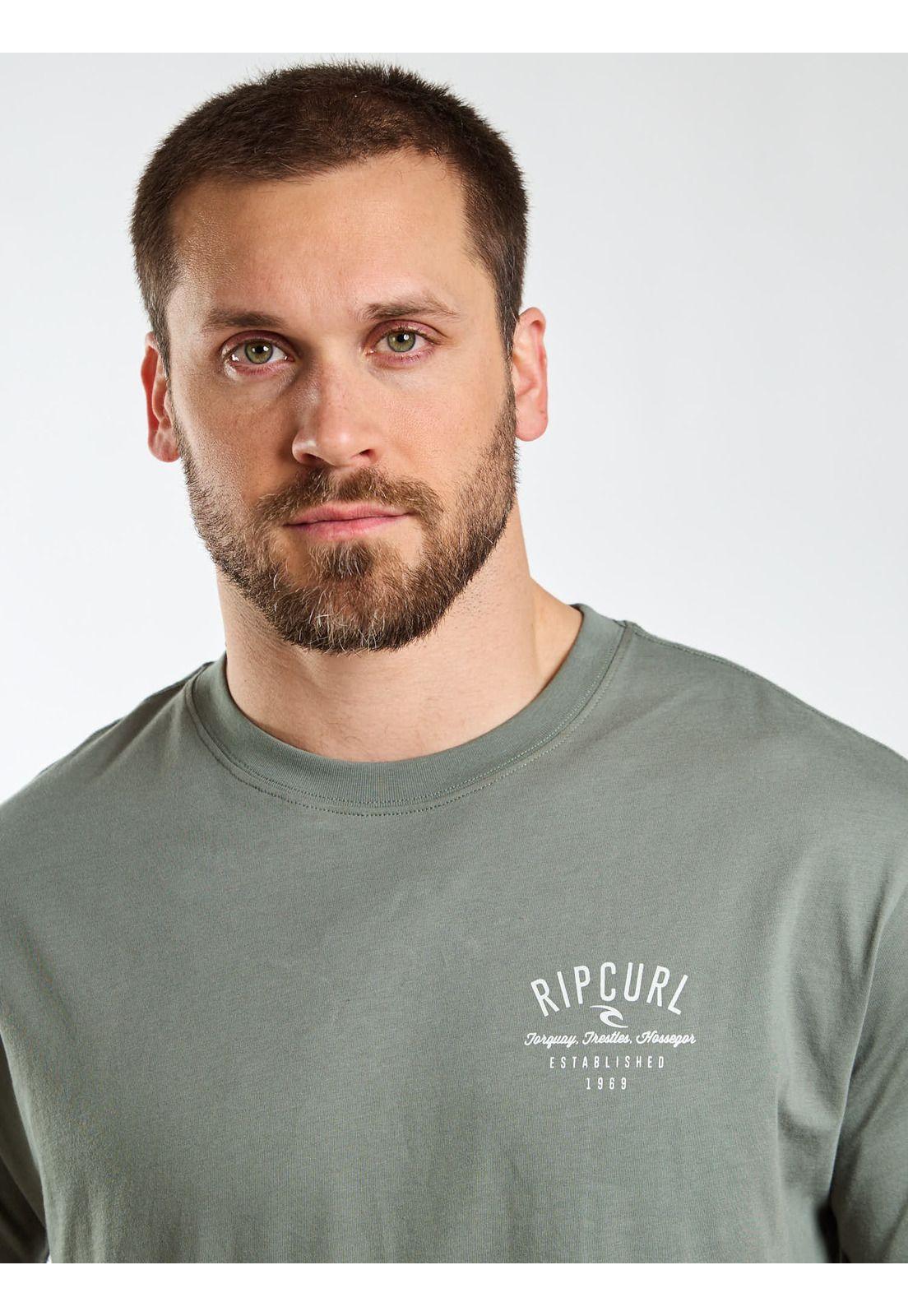 Polera MC Swell Verde Hombre Rip Curl-5