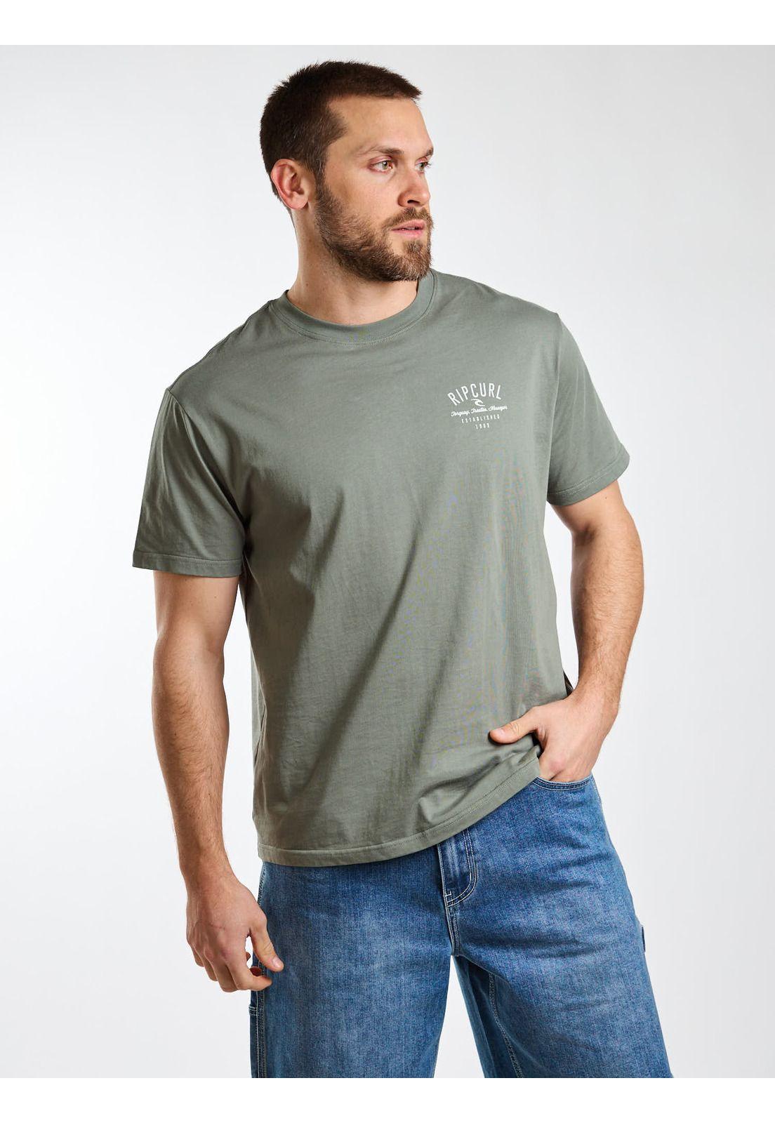 Polera MC Swell Verde Hombre Rip Curl-7
