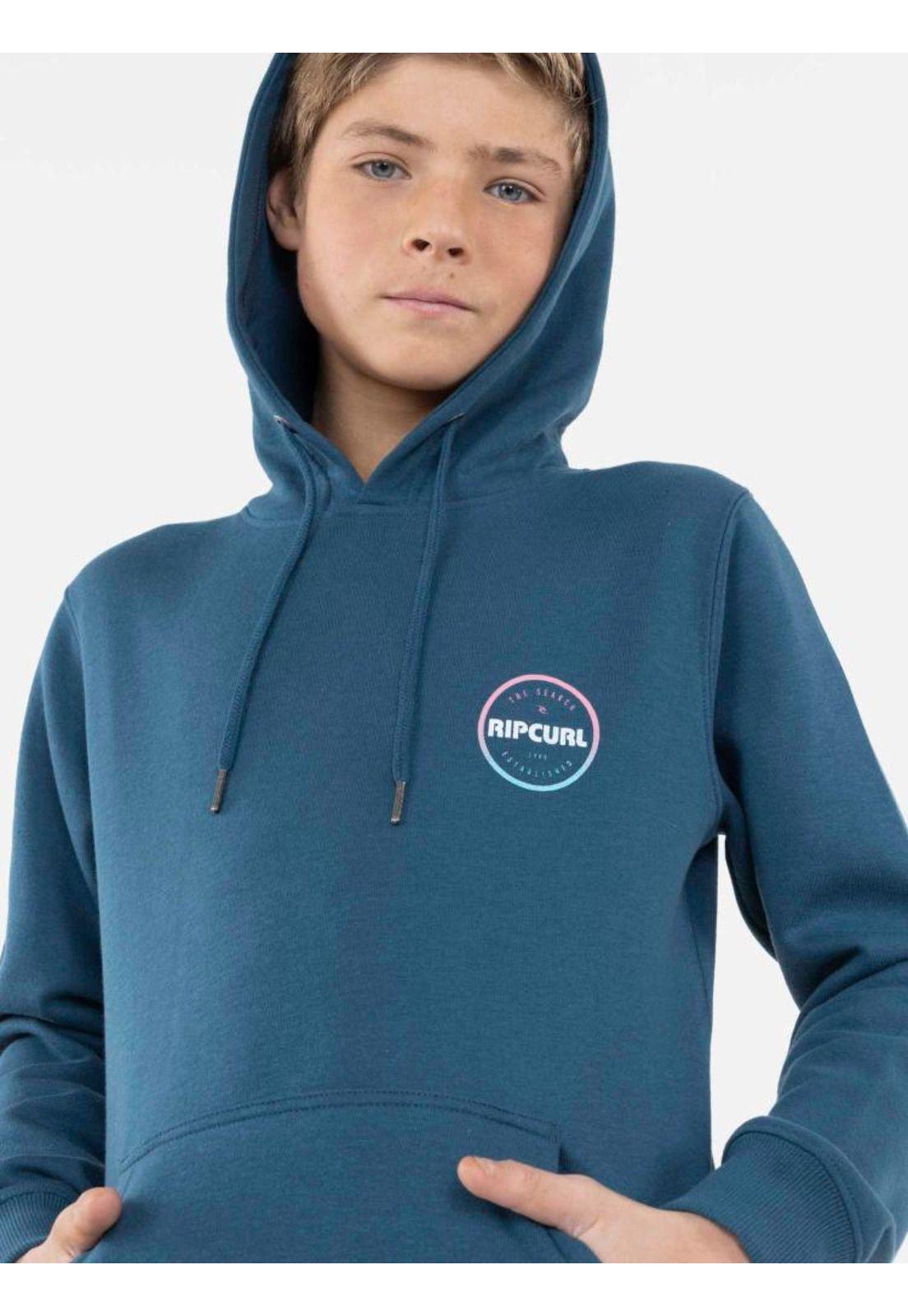 Poleron RC 69 HOODIE Juvenil Hombre Petróleo Rip Curl-0