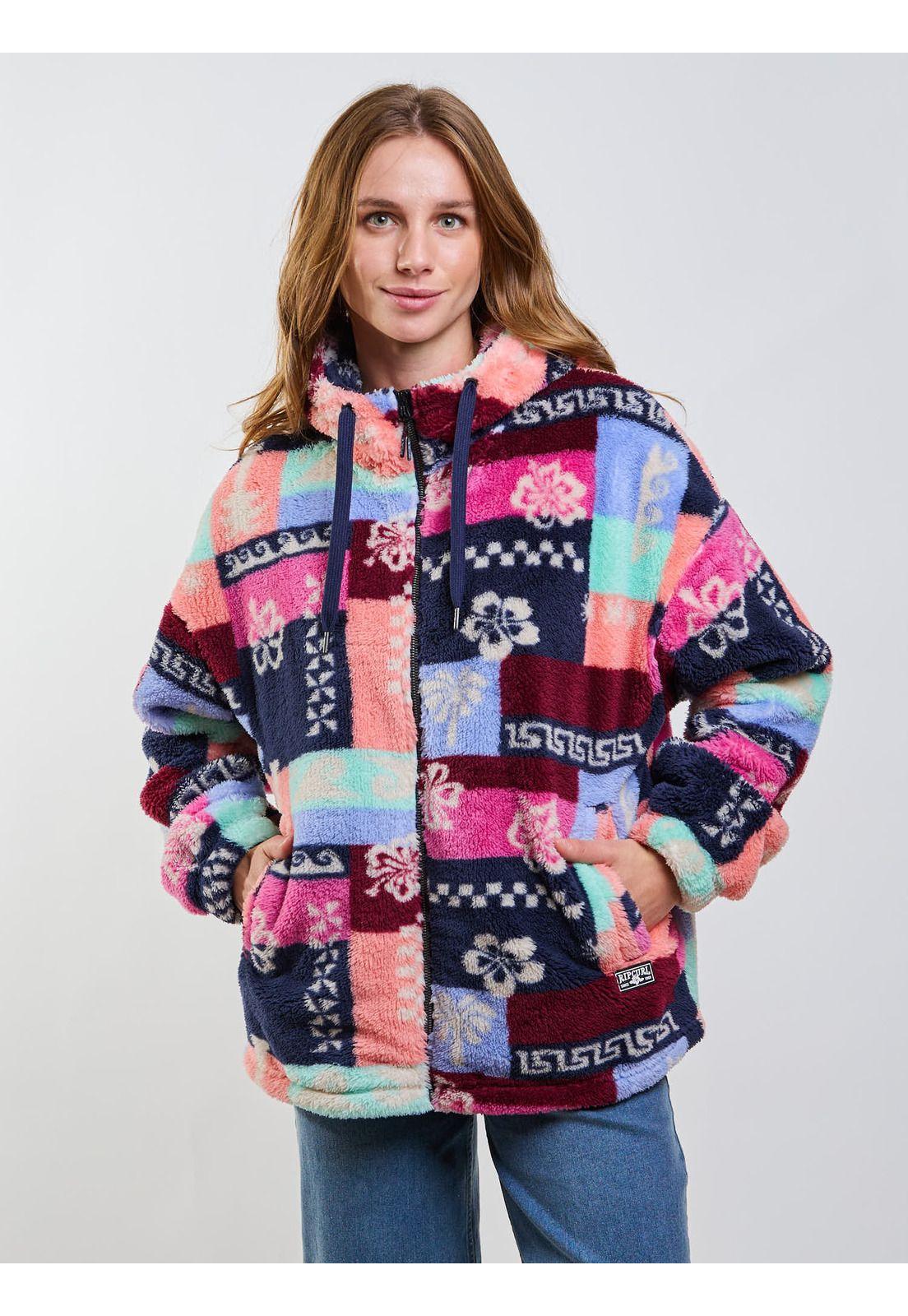 Poleron Chiporro Edge Multicolor Mujer Rip Curl-0