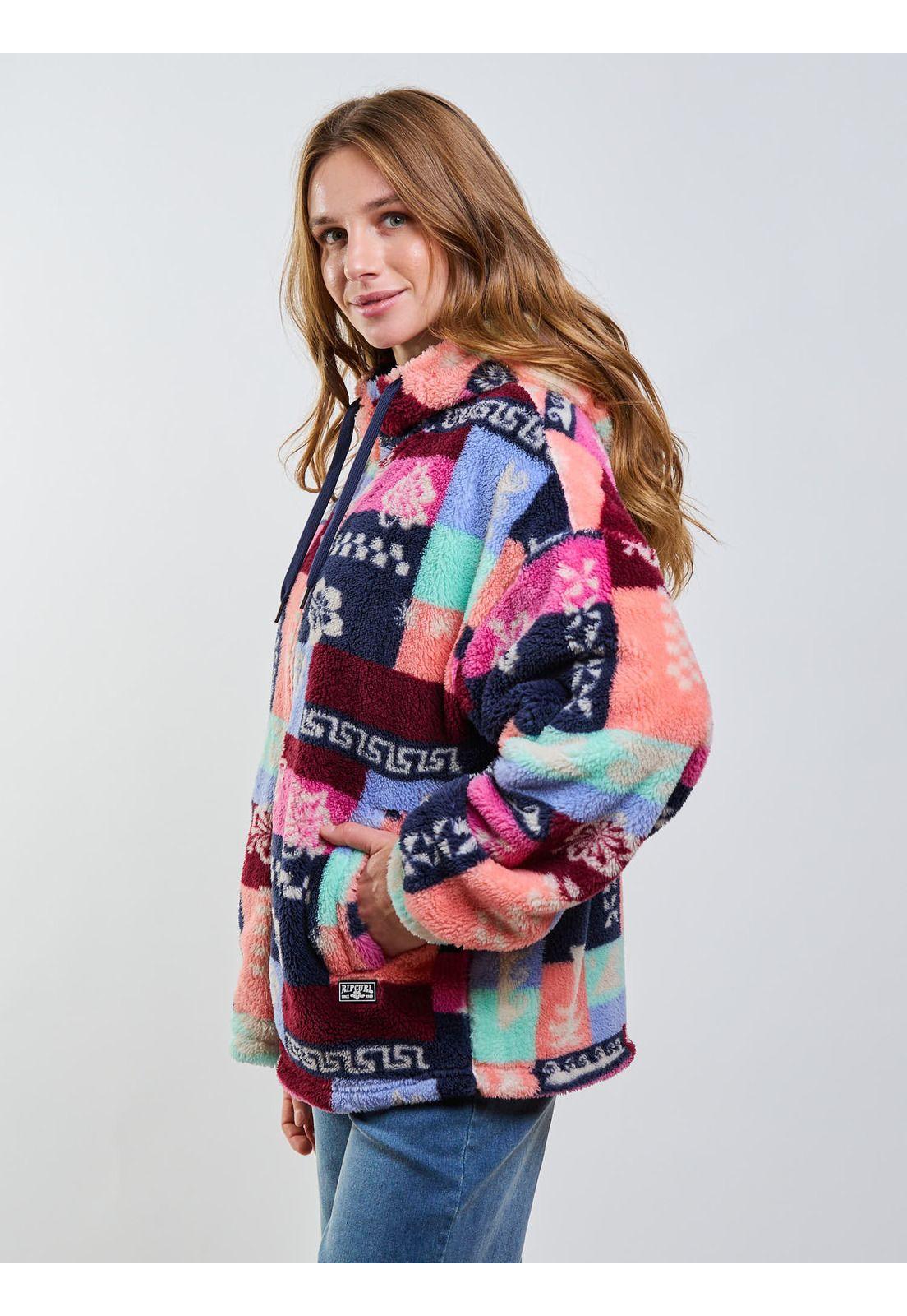 Poleron Chiporro Edge Multicolor Mujer Rip Curl-2