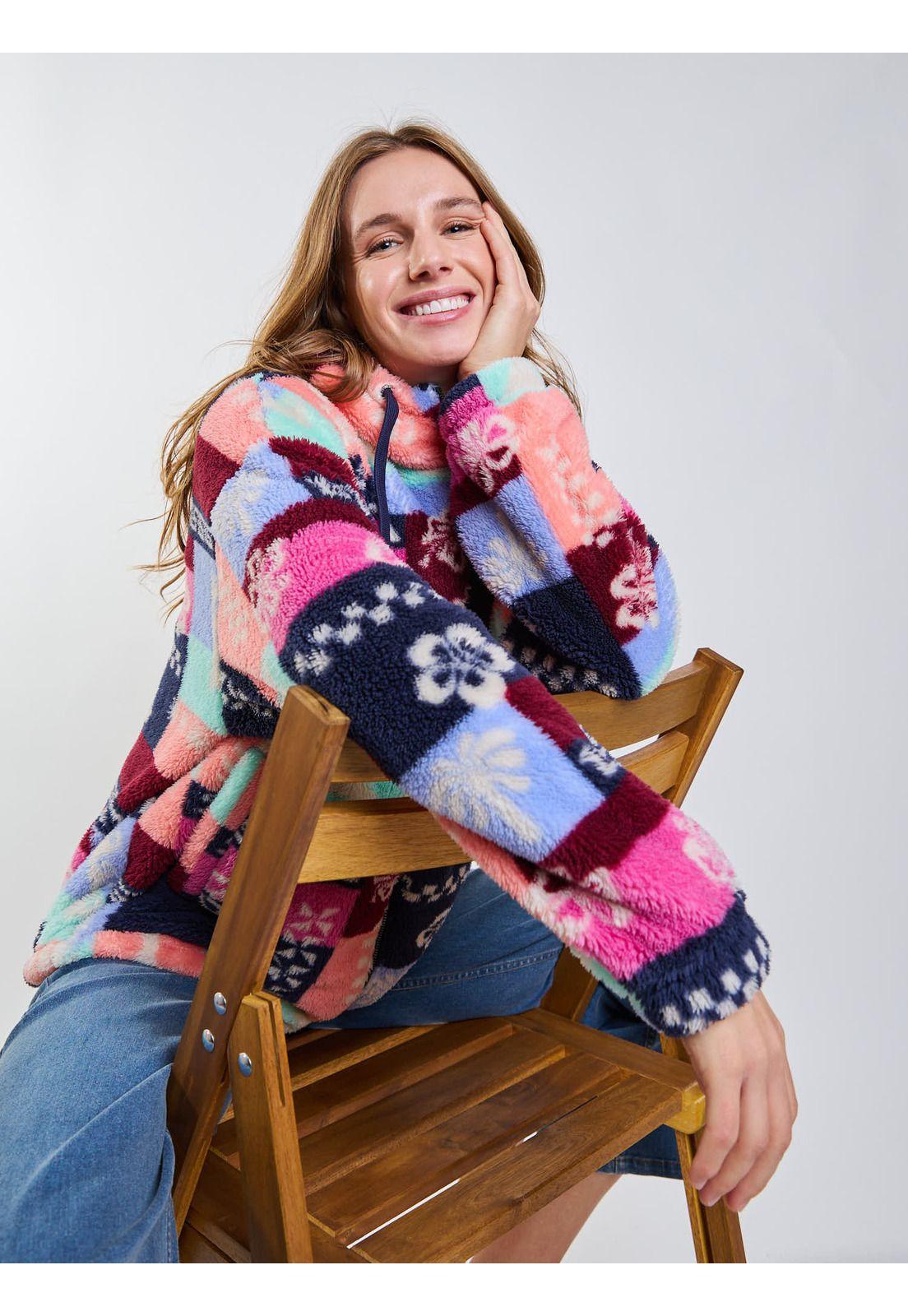 Poleron Chiporro Edge Multicolor Mujer Rip Curl-6