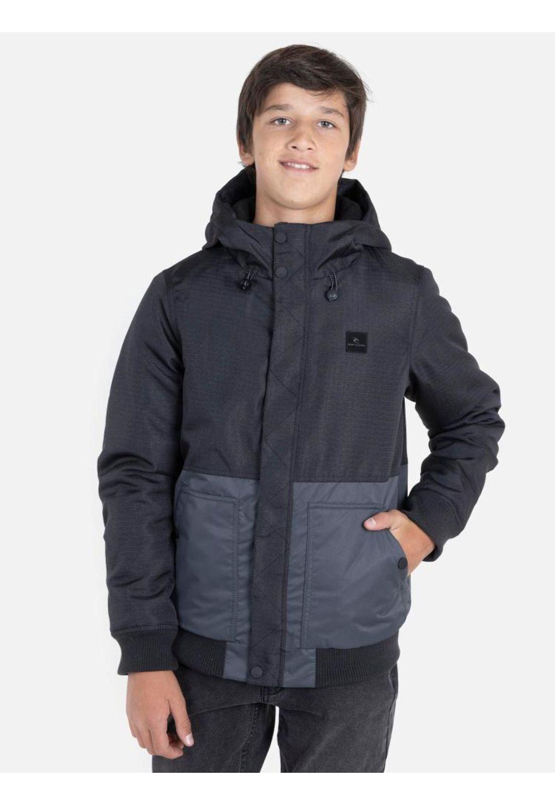 Casaca Juvenil CLASSIC BOMBER Negro Rip Curl-0