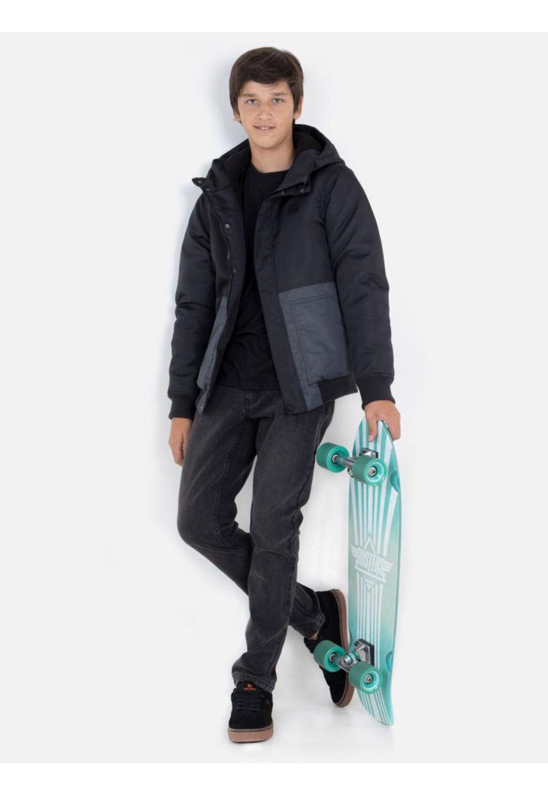 Casaca Juvenil CLASSIC BOMBER Negro Rip Curl-3