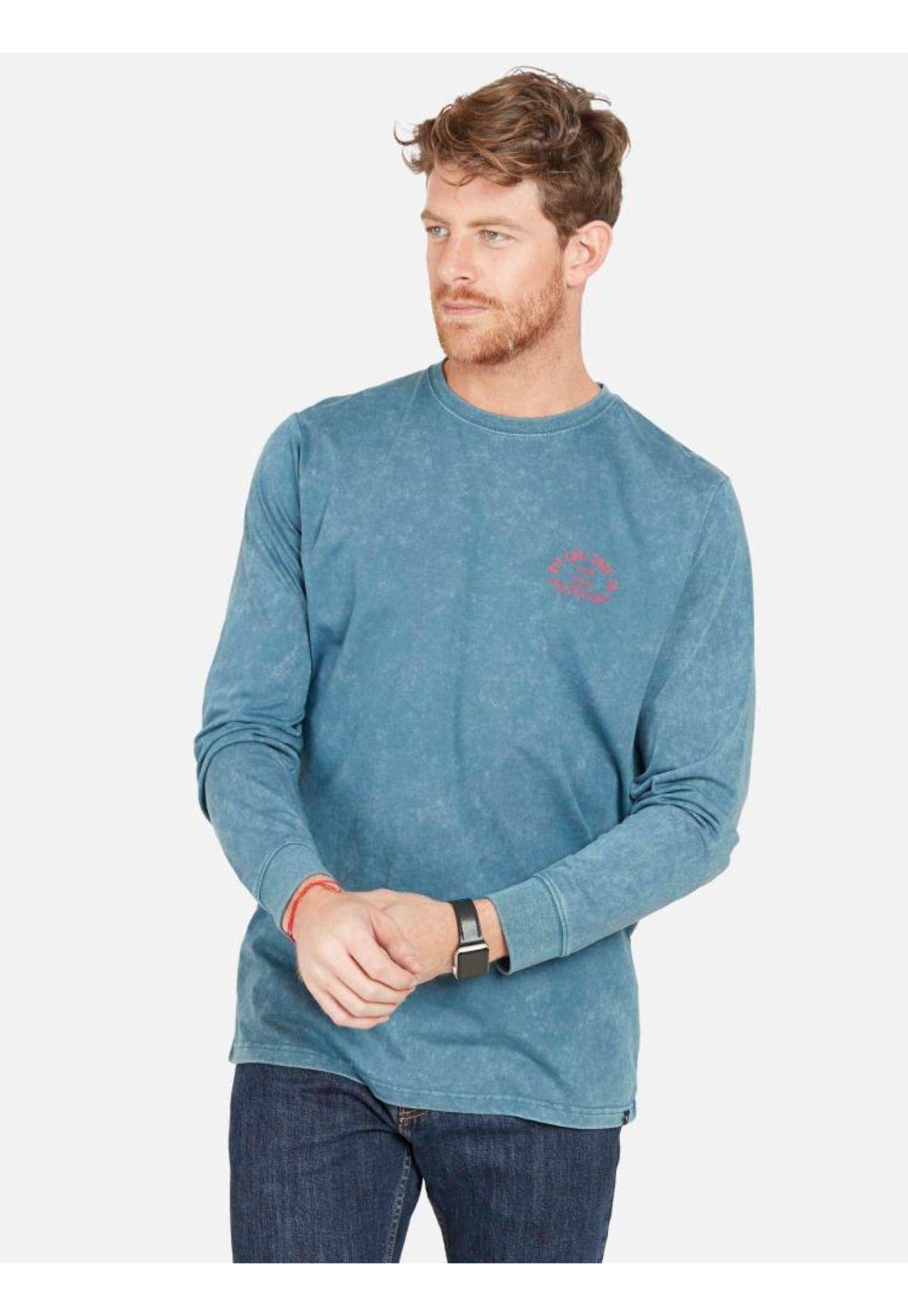 Polera 6P305 Hombre Azul Rip Curl-0