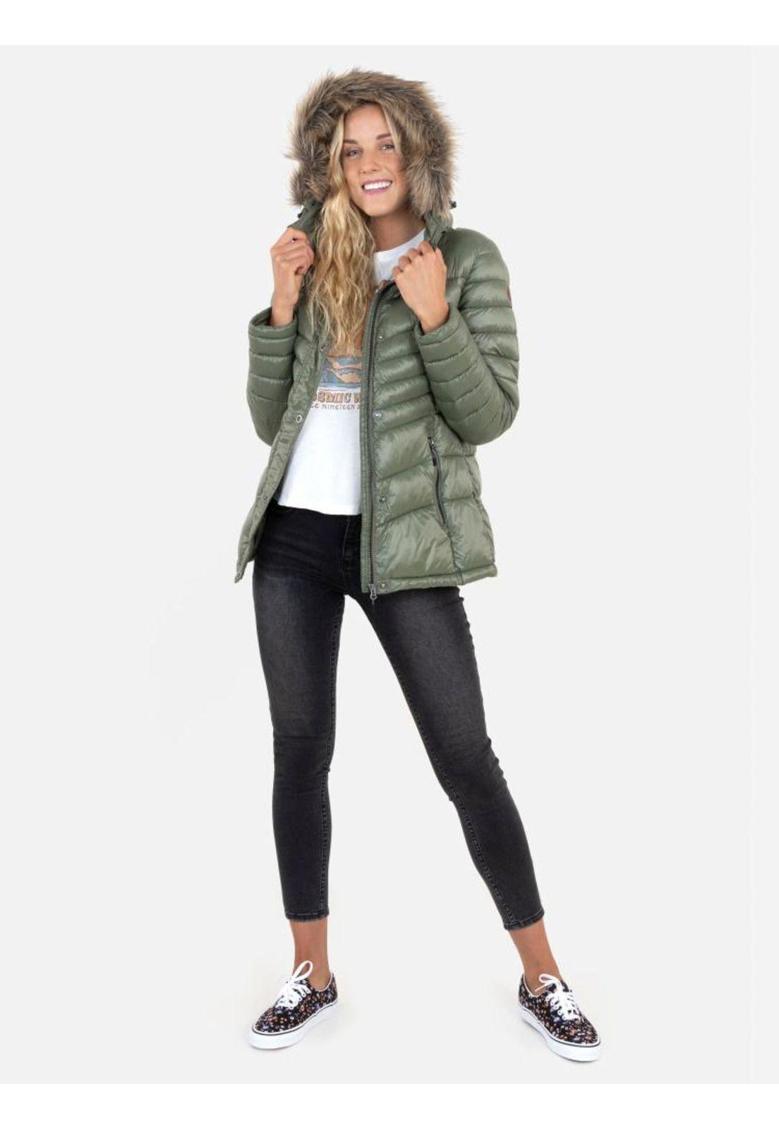Parka Mujer FROSTY SEA Verde Rip Curl-3
