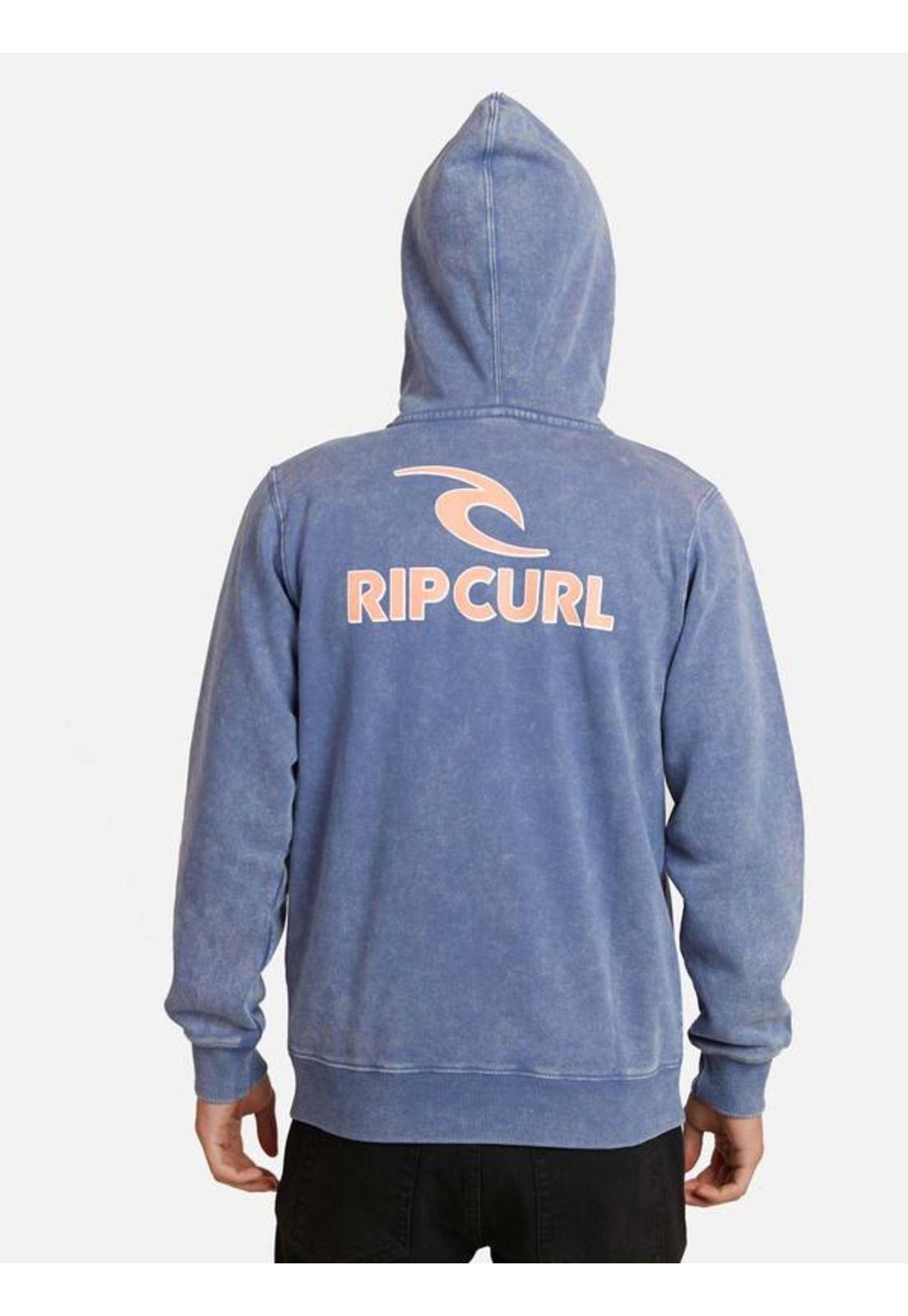 Poleron Fullzipper Azul Juvenil Hombre Ripcurl-1
