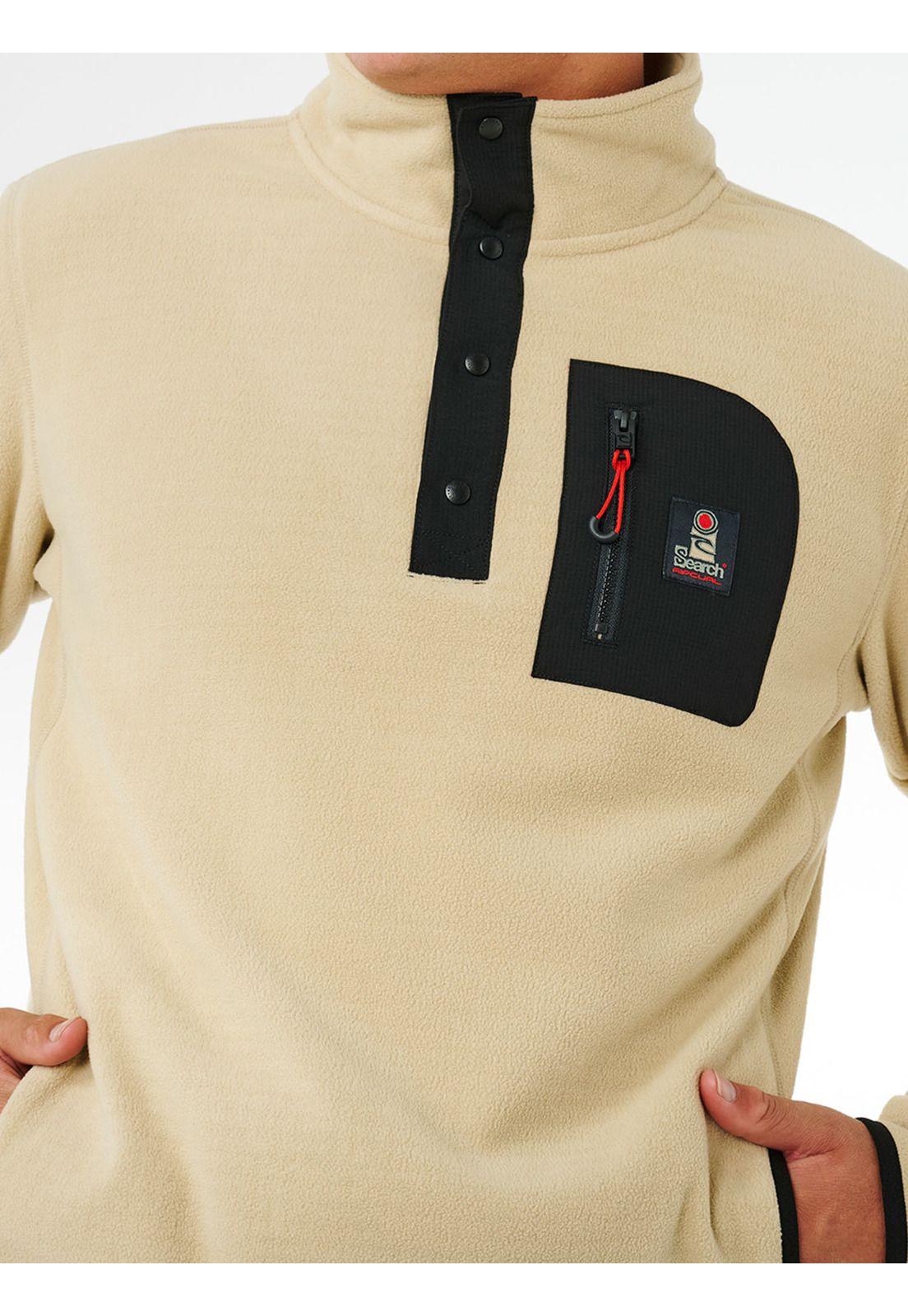 Poleron Polar Austral Beige Hombre Rip Curl-5