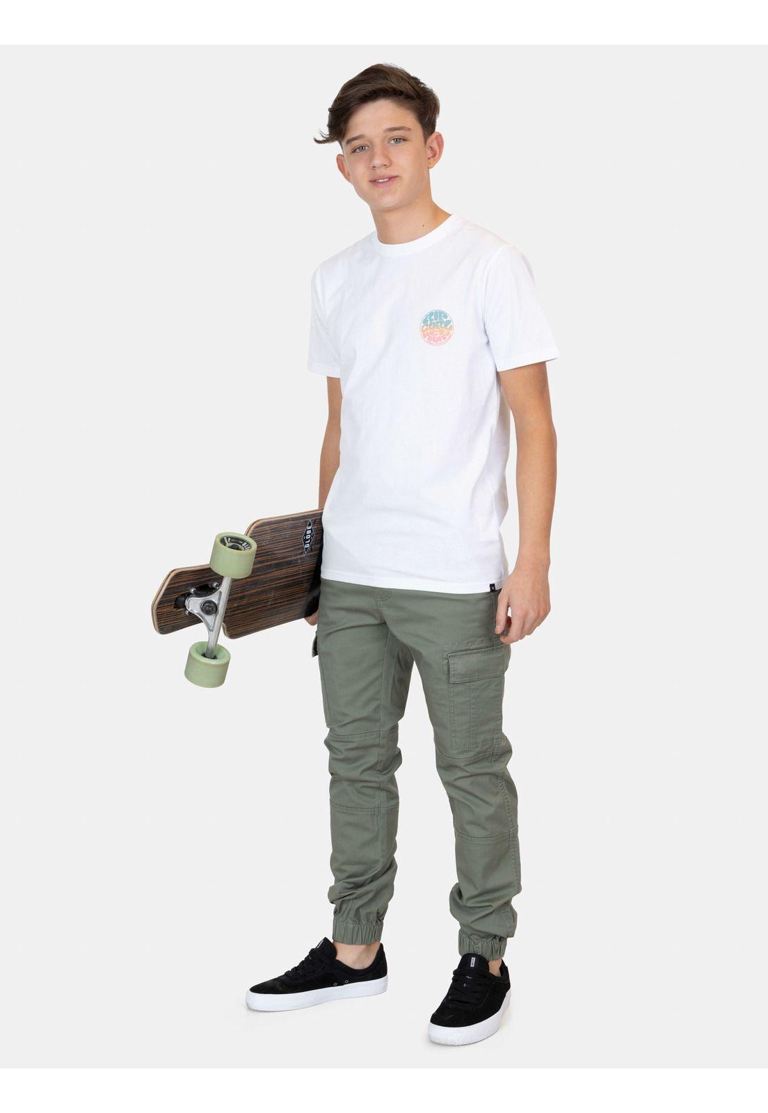 Polera MC Breezer Blanco Infantil Rip Curl-3