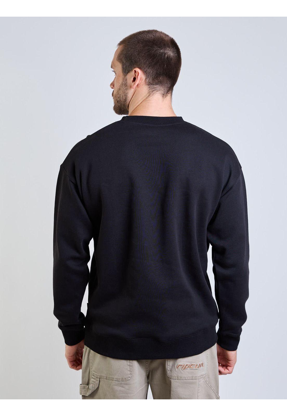 Poleron CR Curlwave Negro Hombre Rip Curl-1